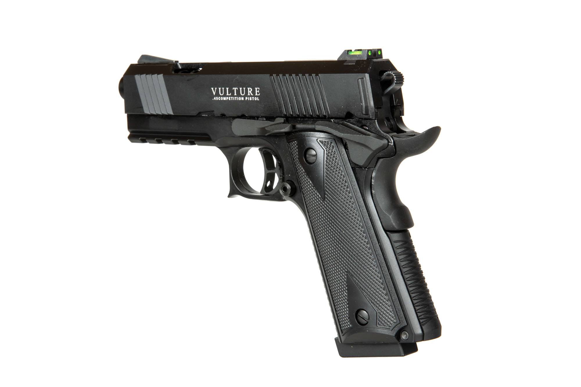 ICS Airsoft Pistol BLE-Vulture GBB - Black