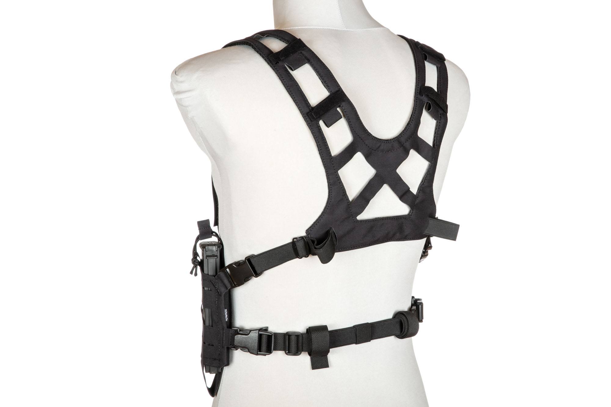 Tactical Vest Laser Chest Rig Thyla - Black