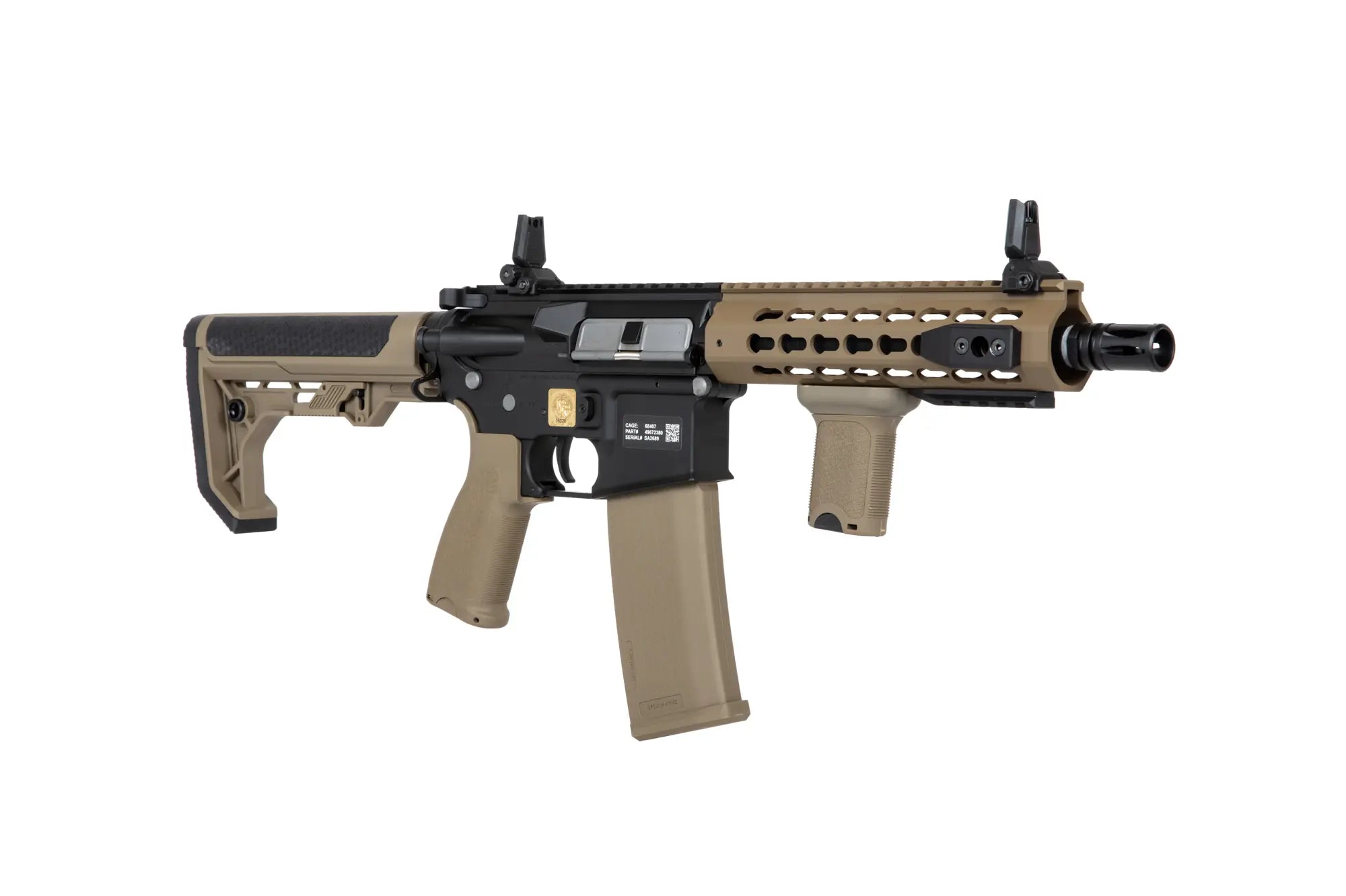 SA-E08 EDGE M4 replica - Light Ops Stock - Half-Tan