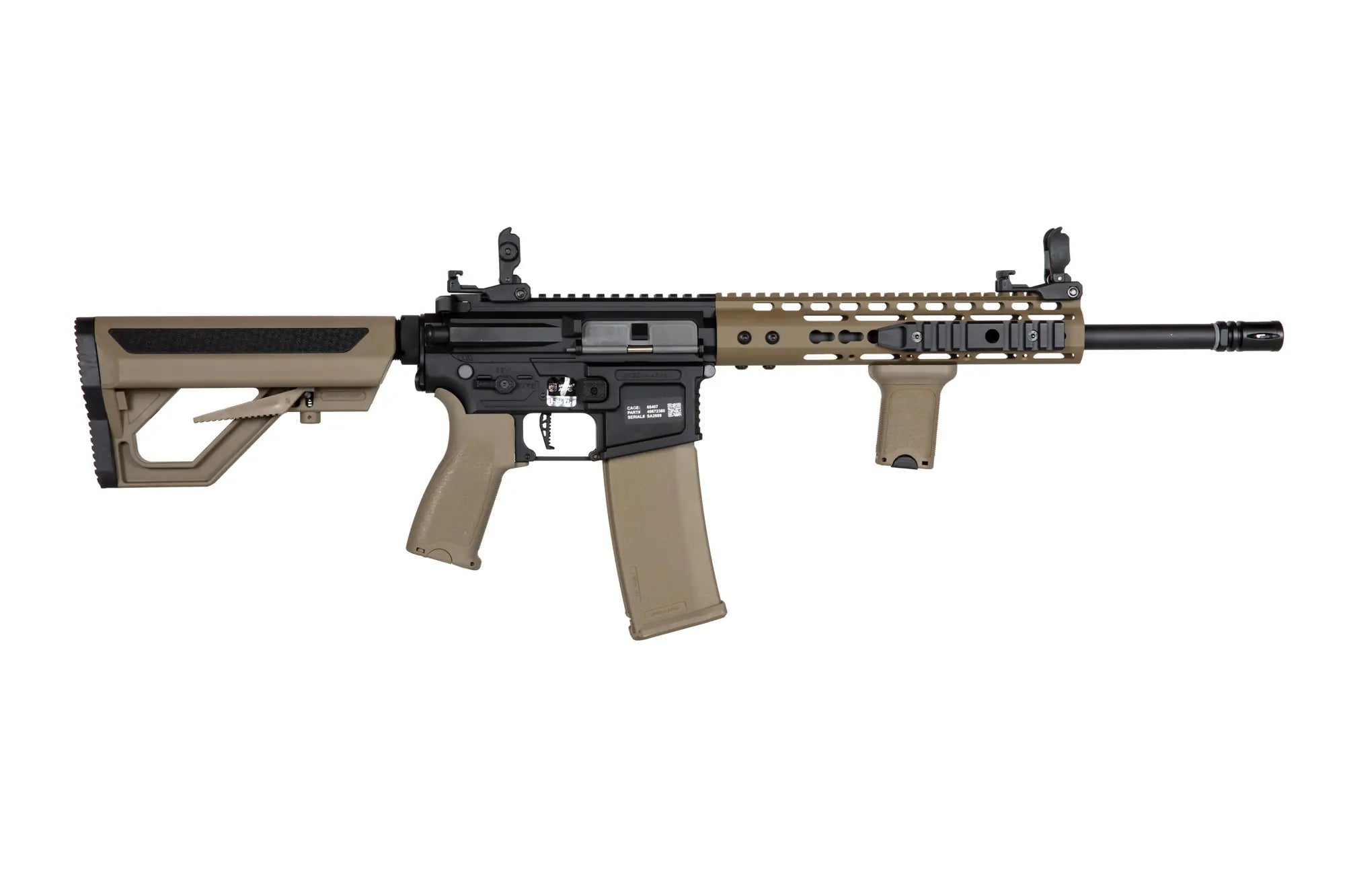 SA-E09-RH EDGE 2.0 Heavy Ops Stock - Half Tan