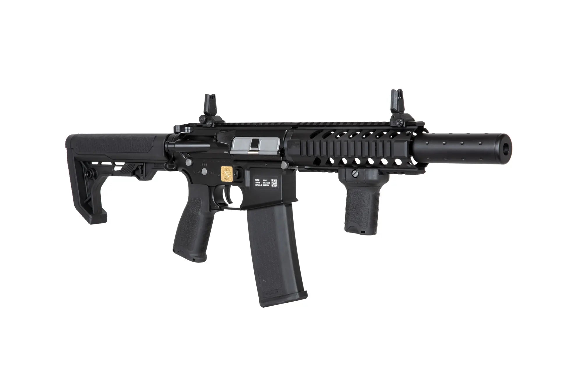 SA-E11 EDGE Airsoft Rifle - Light Ops Stock - Black