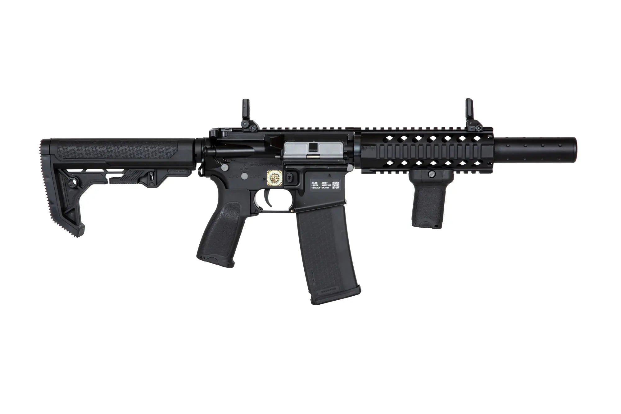SA-E11 EDGE Airsoft Rifle - Light Ops Stock - Black
