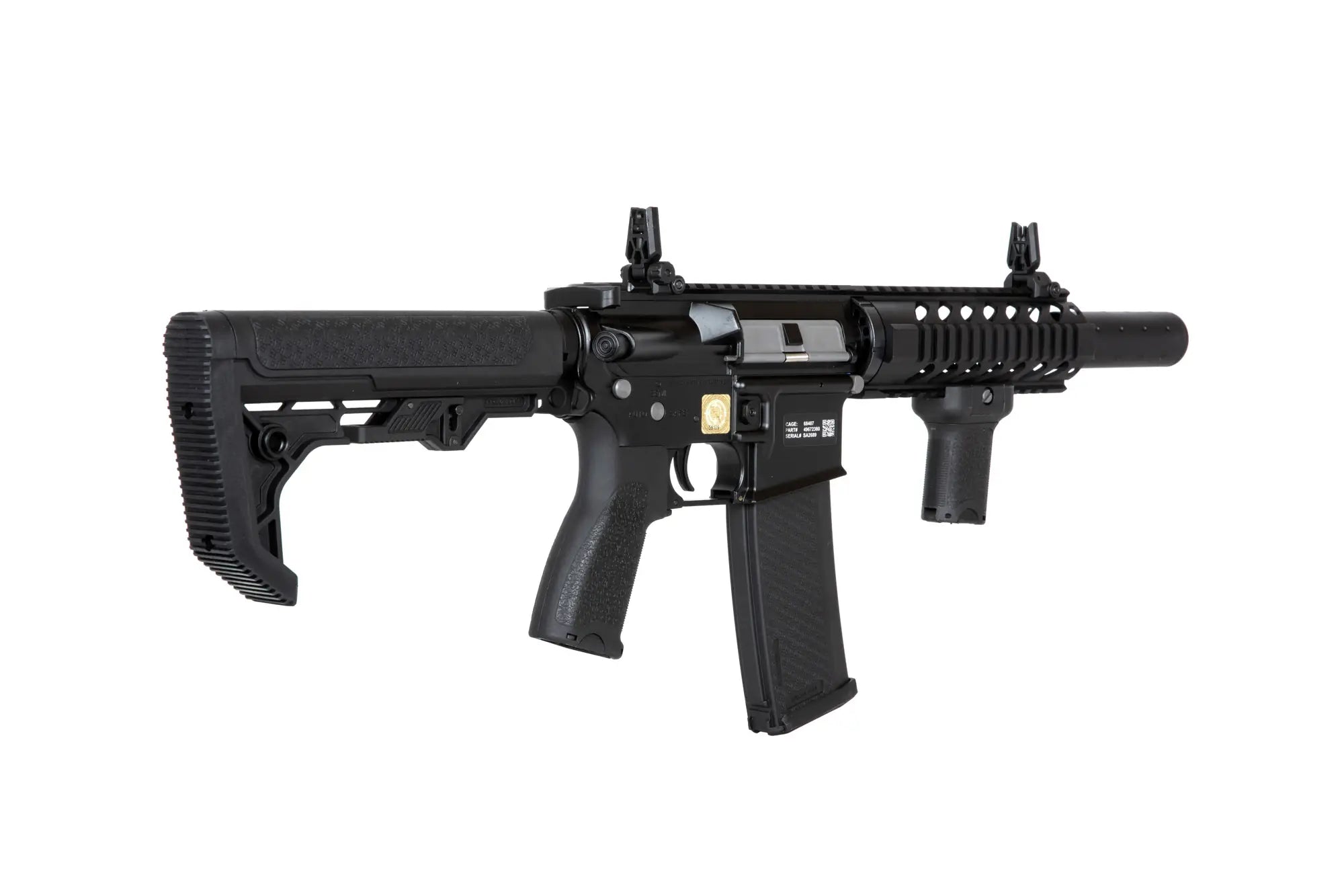 SA-E11 EDGE Airsoft Rifle - Light Ops Stock - Black