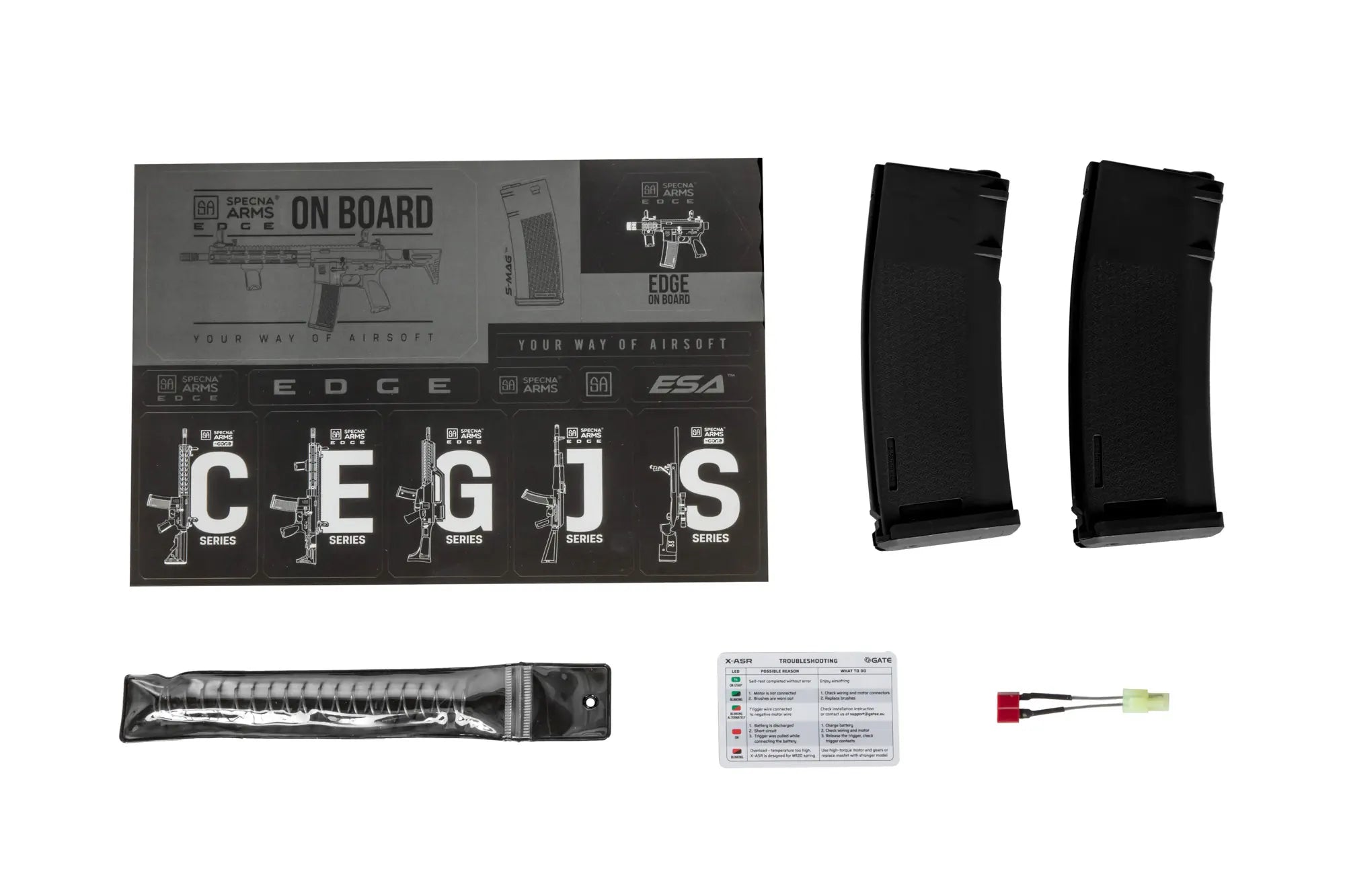 RRA & SI SA-E17-L EDGE Rifle Replica - Light Ops Stock - Chaos Grey