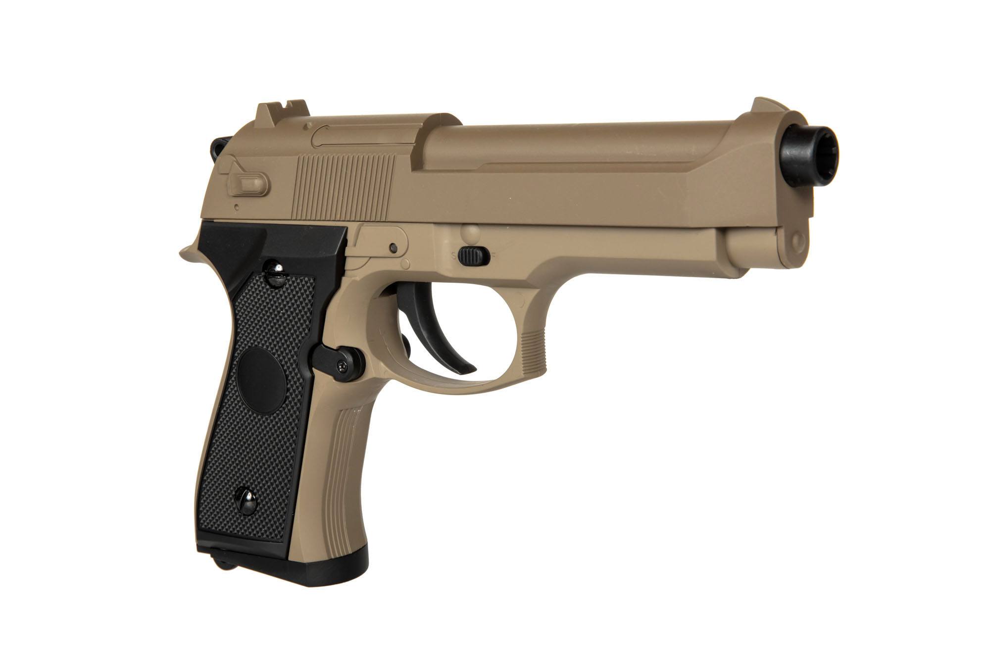 CYMA CM126 (Airsoft Electric Pistol, Tan, battery incl.)