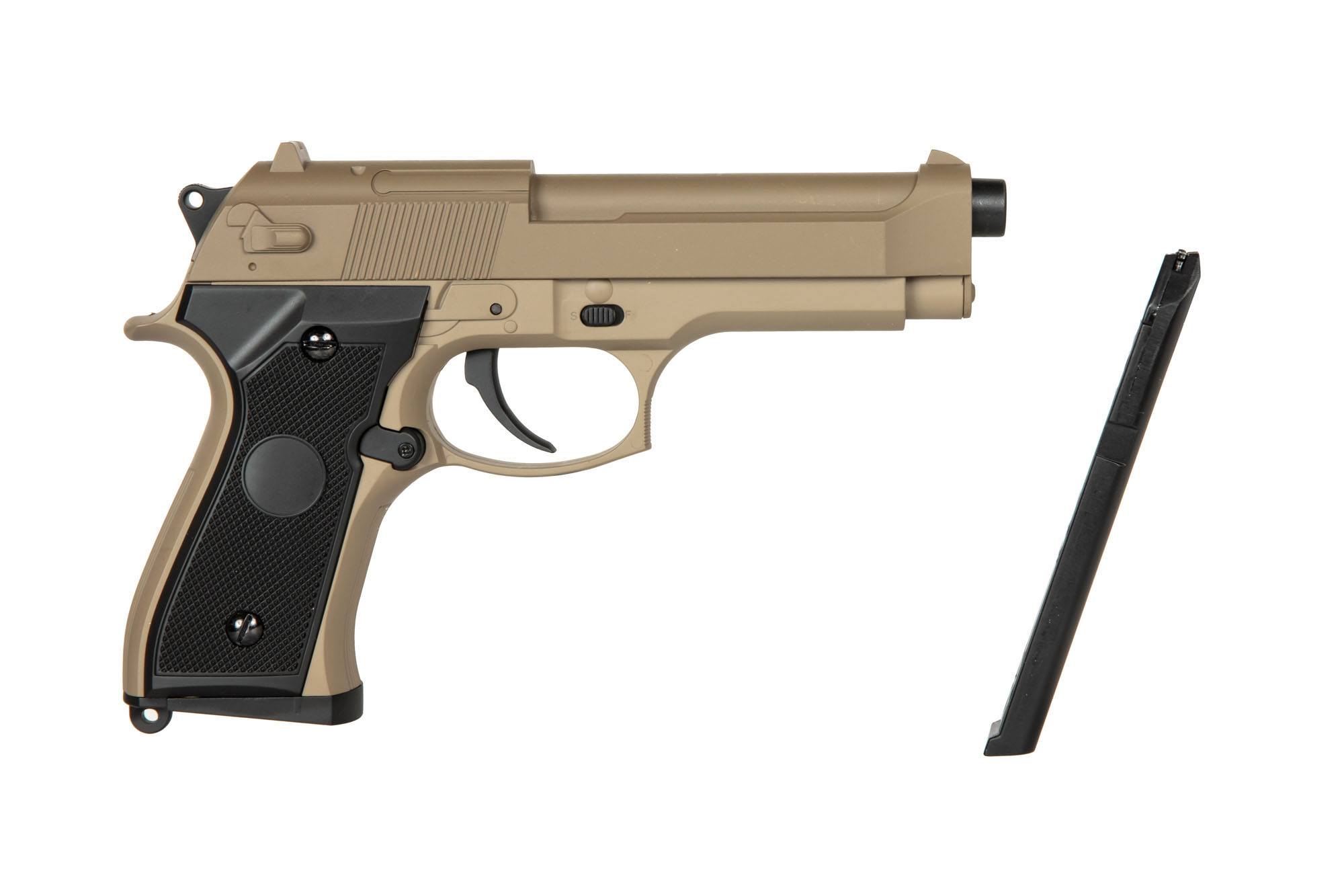 CYMA CM126 (Airsoft Electric Pistol, Tan, battery incl.)