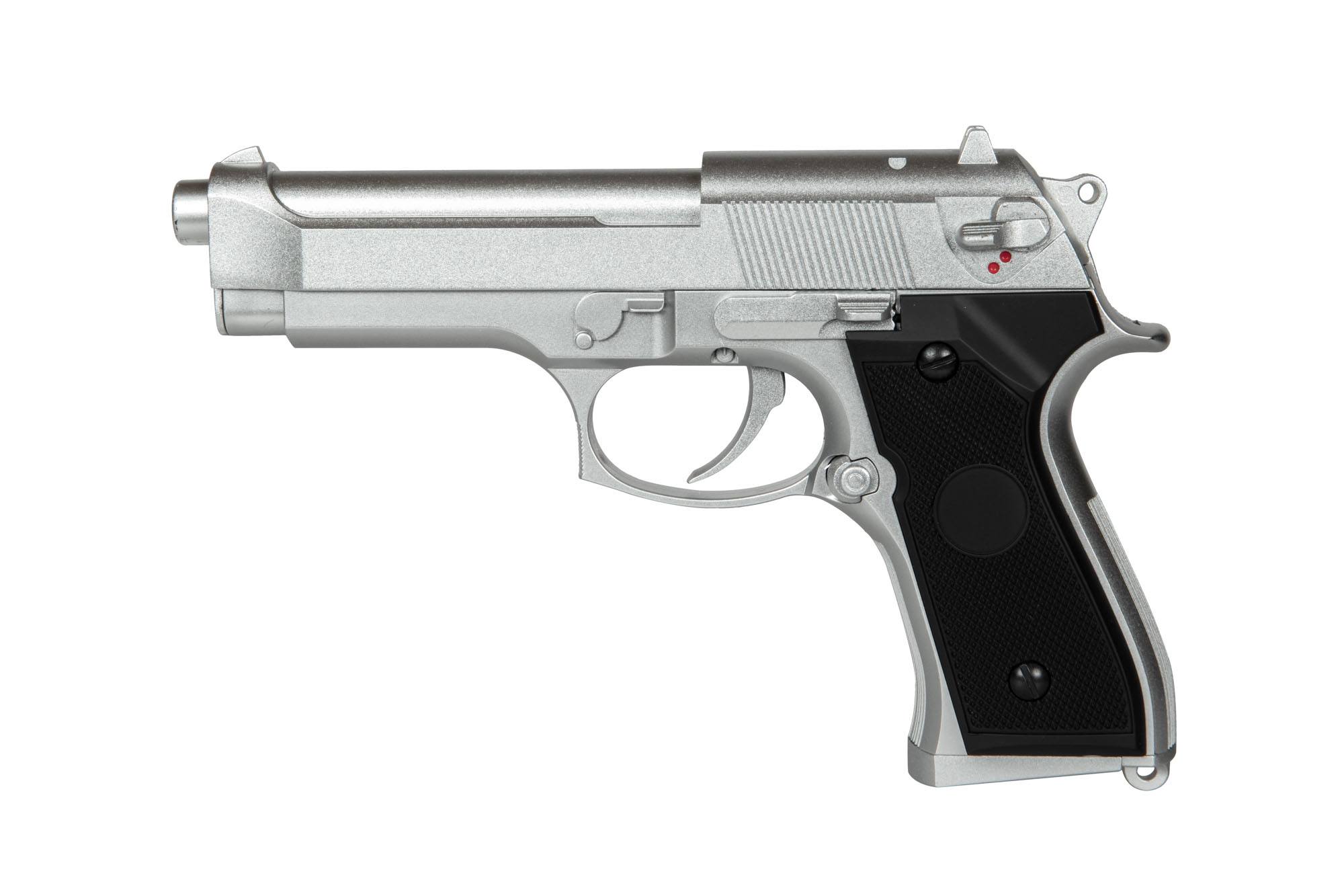 Cyma Airsoft Electric Pistol Silver (with battery)CM126