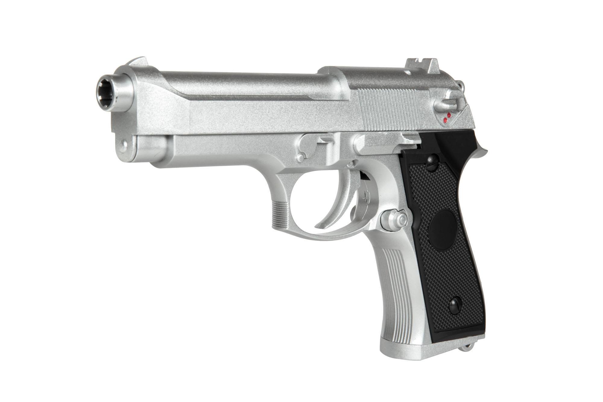 Cyma Airsoft Electric Pistol Silver (with battery)CM126