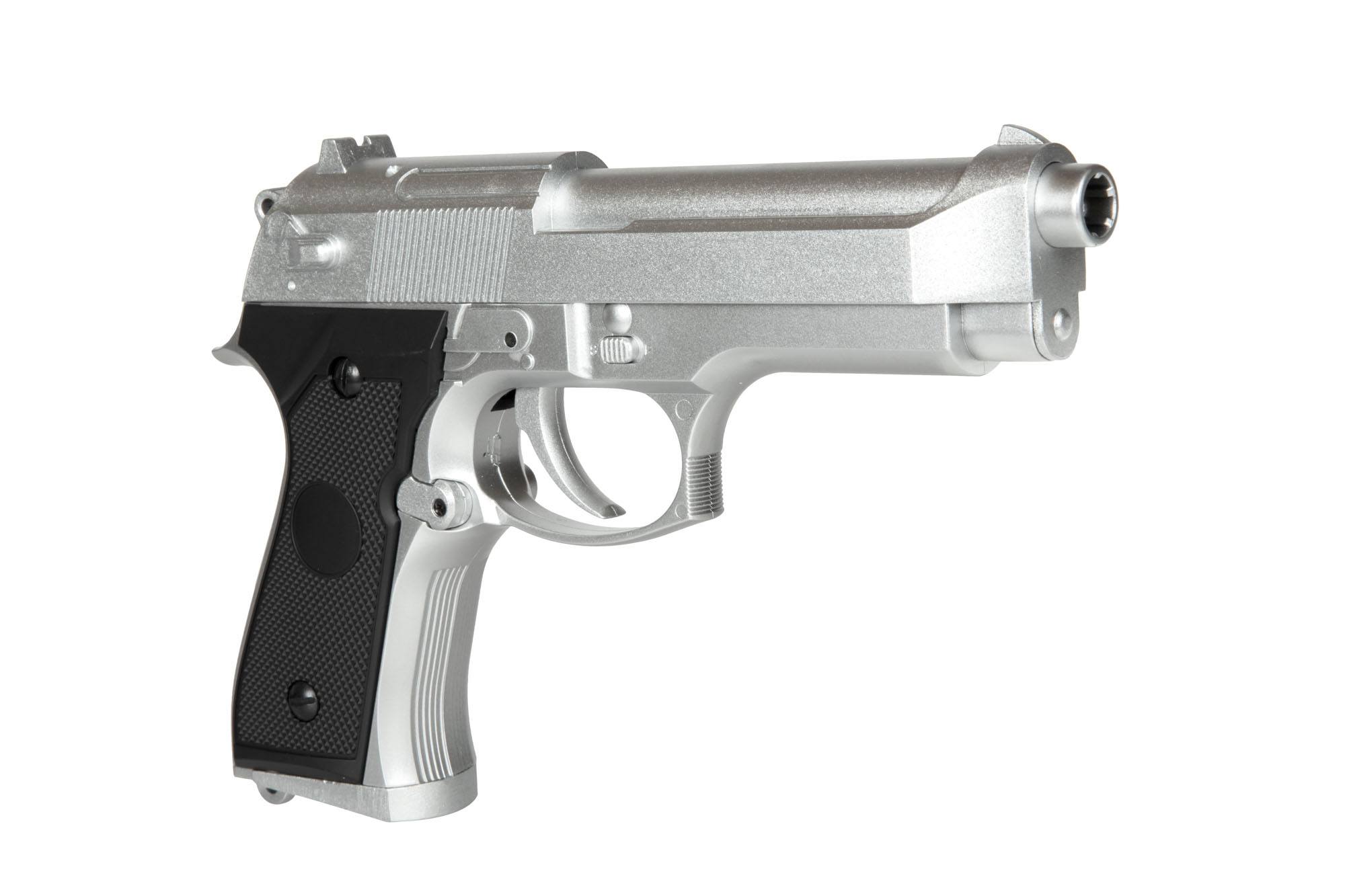 Cyma Airsoft Electric Pistol Silver (with battery)CM126