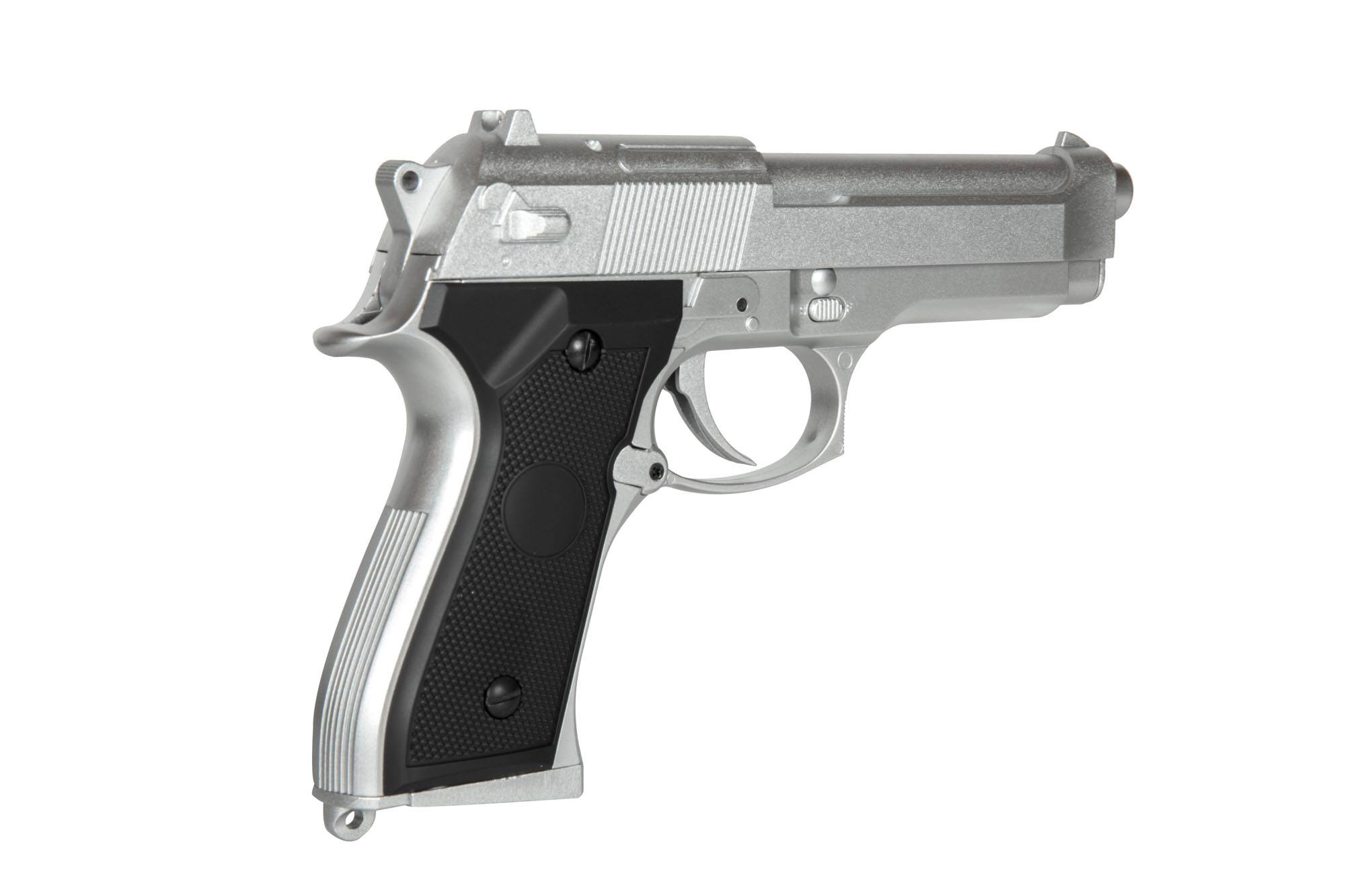 Cyma Airsoft Electric Pistol Silver (with battery)CM126