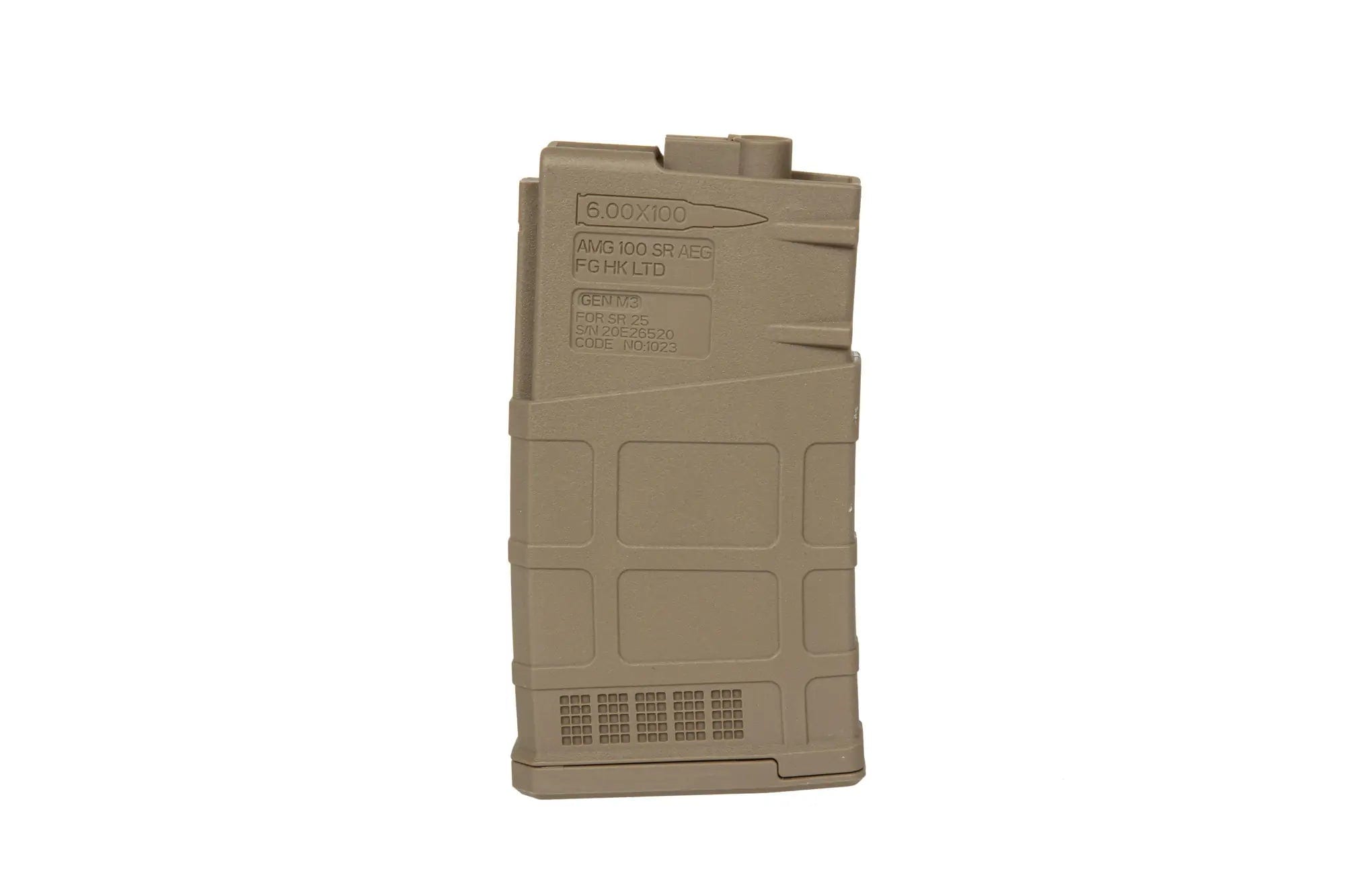 100 BBs Mid-Cap Magazine for AR308/SR25 - Dark Earth