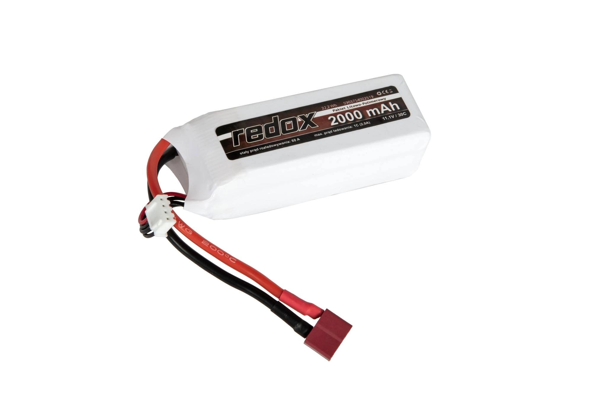 Redox LiPo 2000 mAh 11.1V - Deans