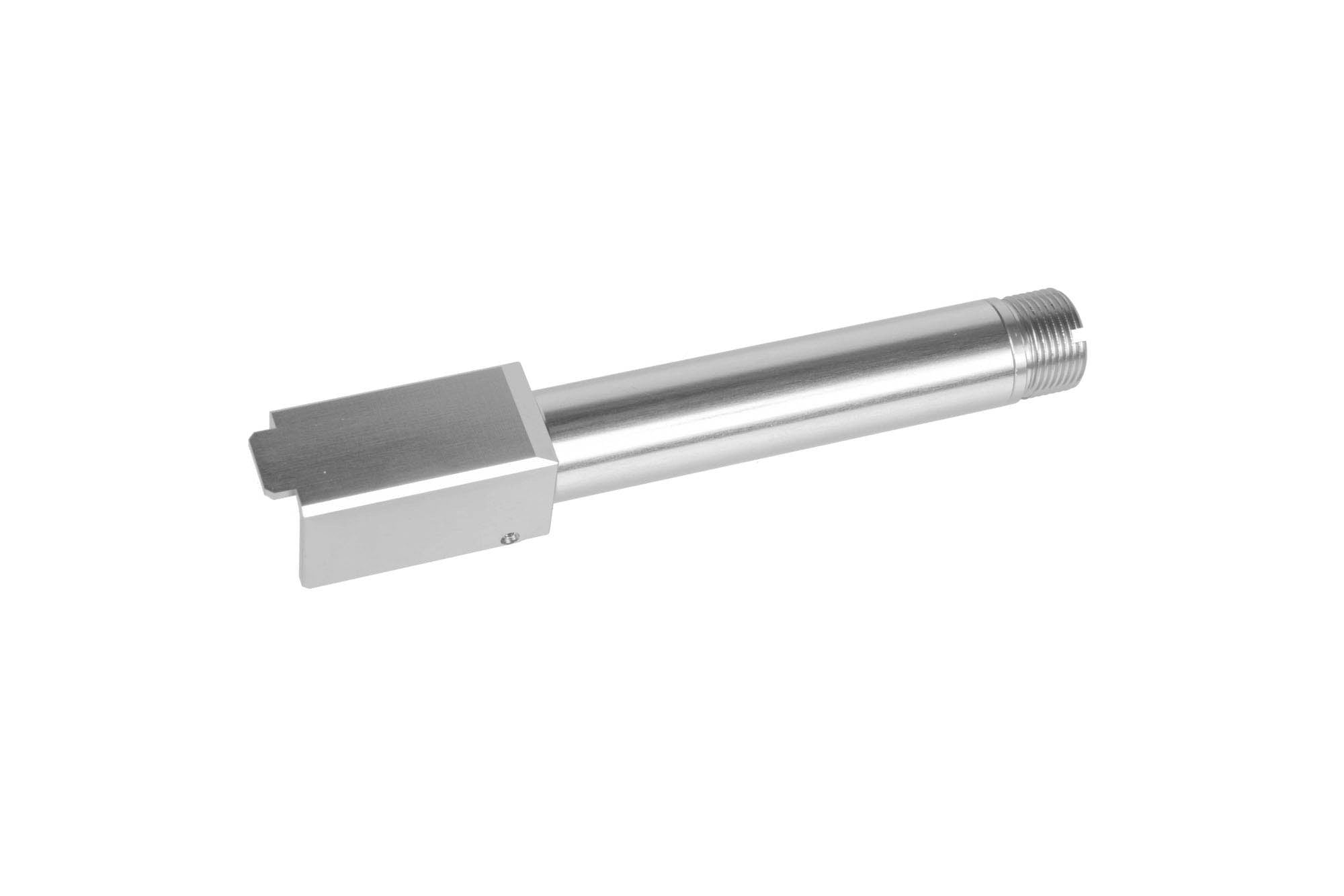 Non-Recoiling "2 Way Fixed" Outer Barrel for Umarex Glock 19X Replicas - Silver