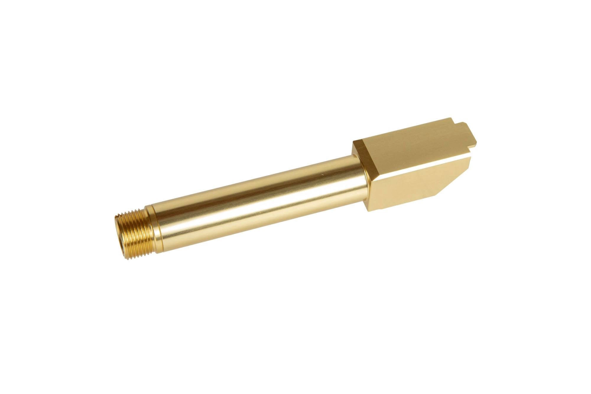 Non-Recoiling "2 Way Fixed" Outer Barrel for Umarex Glock 19X Replicas - Gold