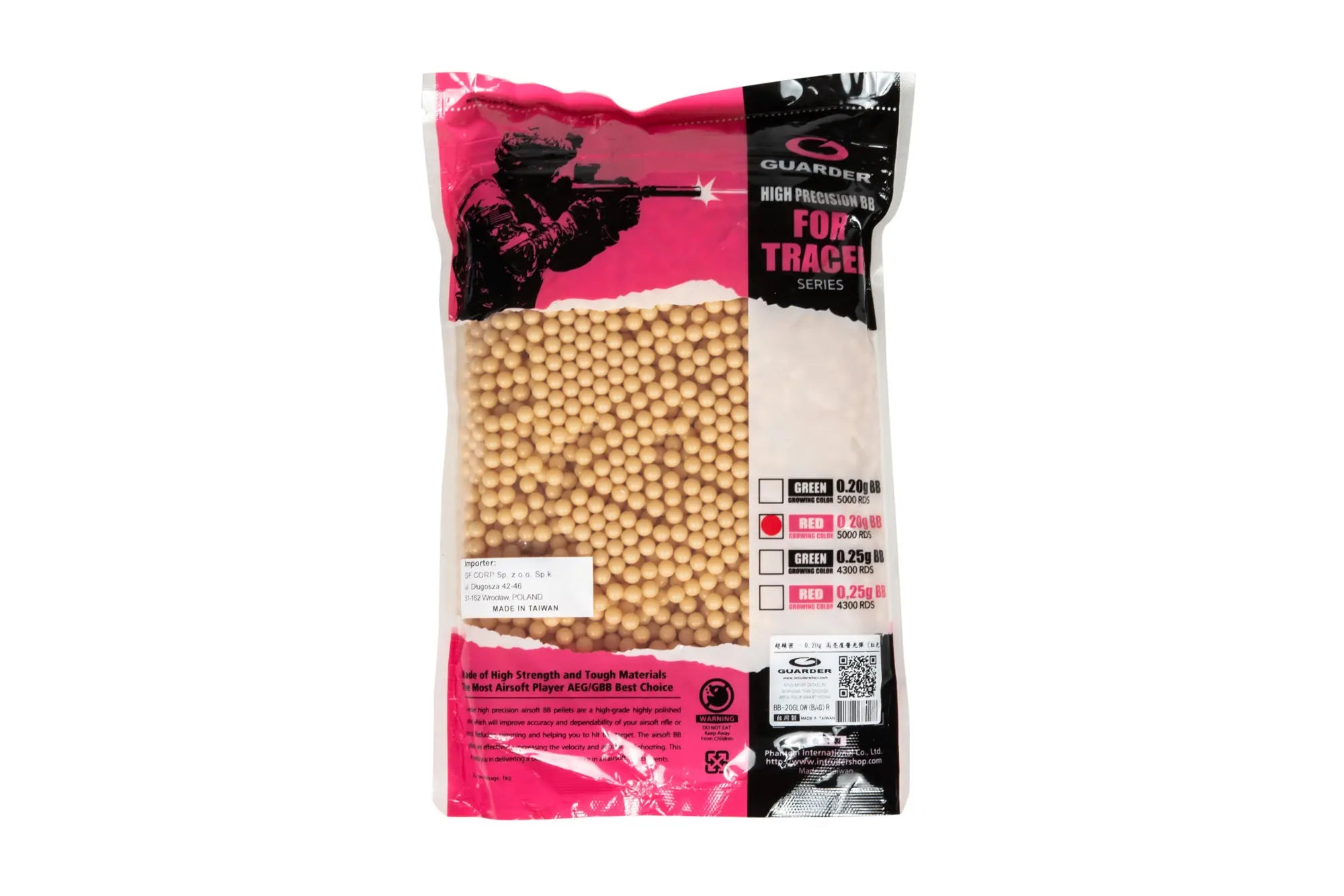 Tracer precision RED BB 0,20g - 5000 pcs