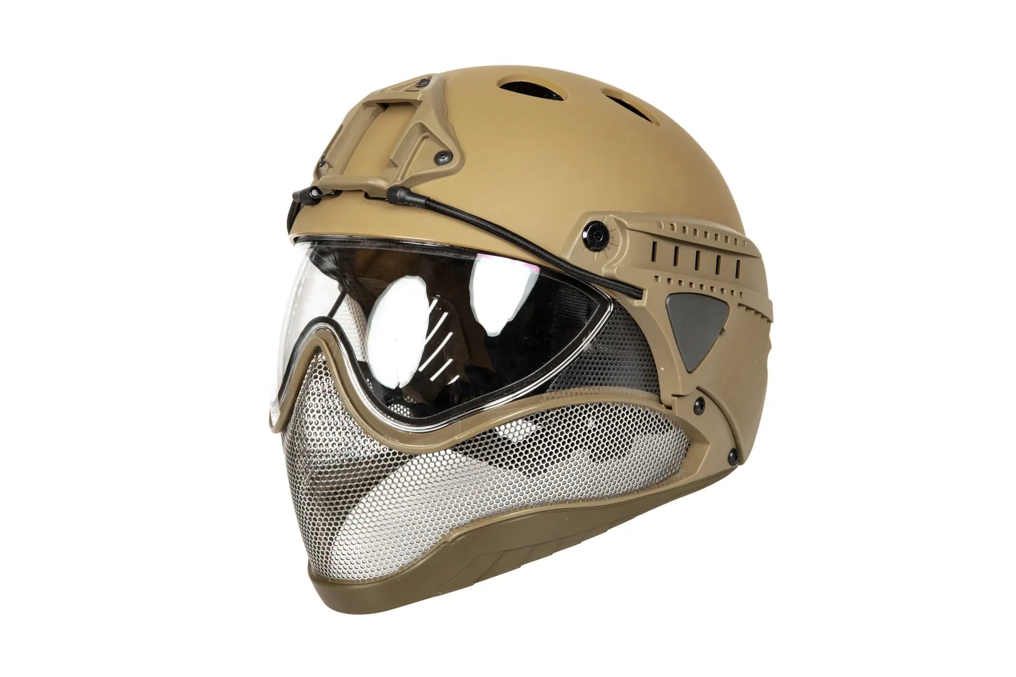 Full Face First Helmet -Tan