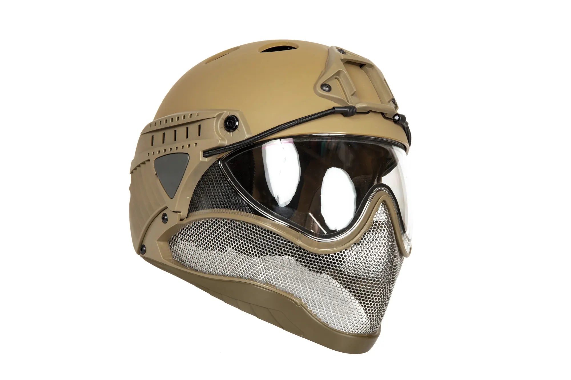 Full Face First Helmet -Tan