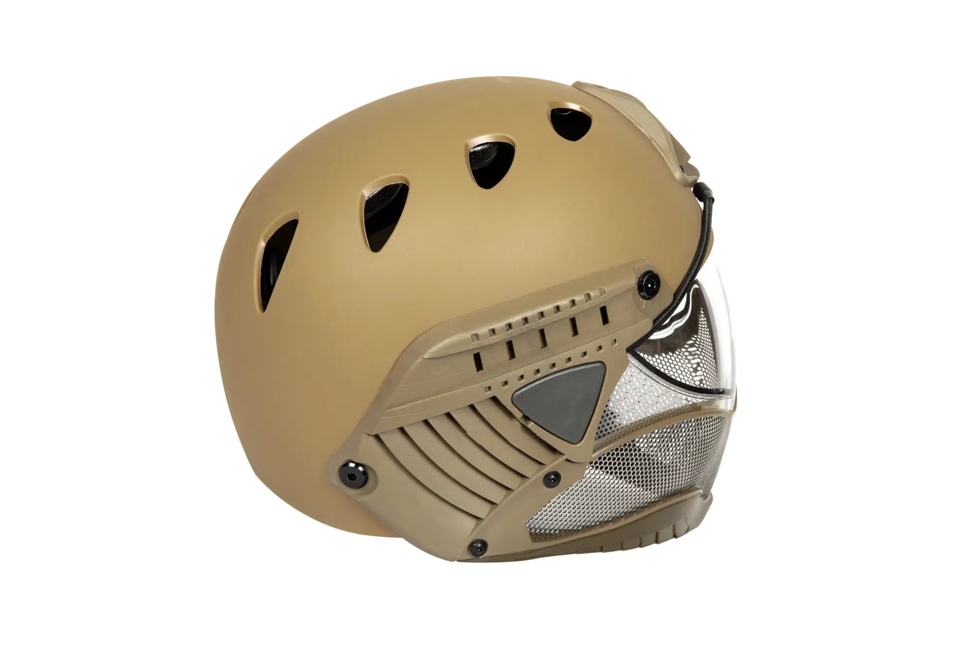 Full Face First Helmet -Tan
