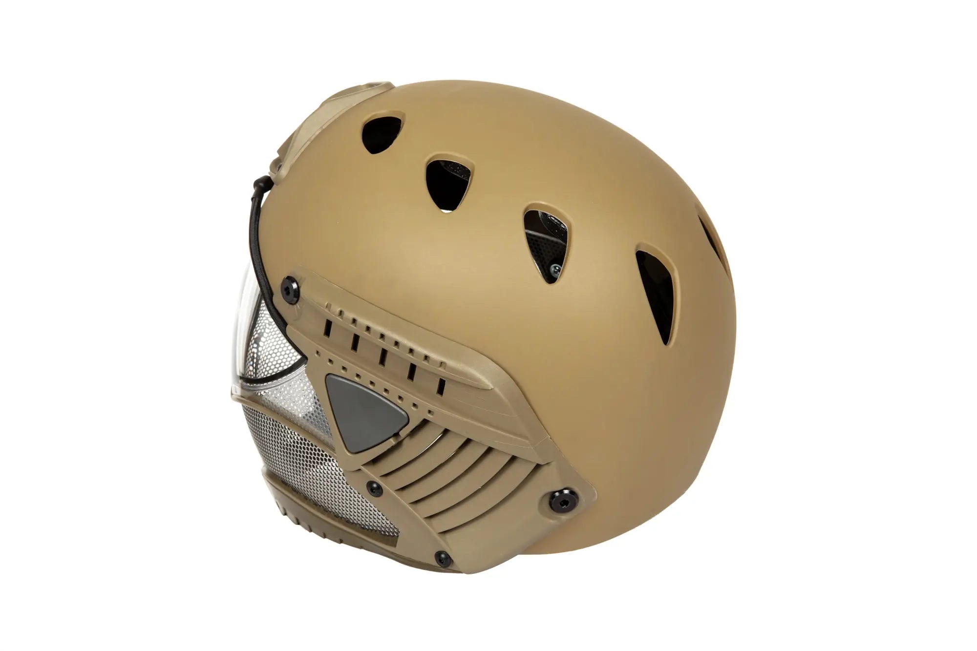 Full Face First Helmet -Tan