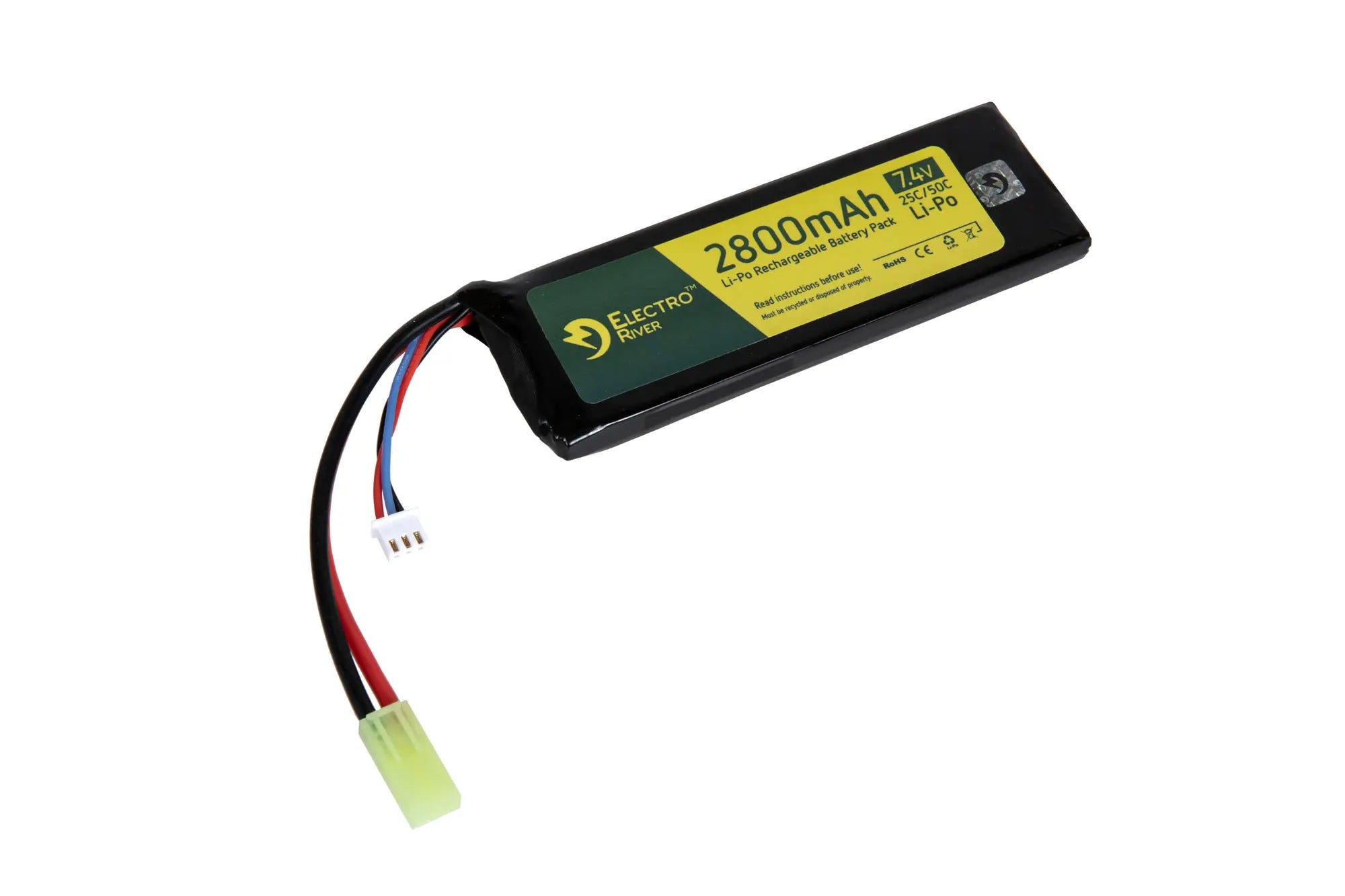 Battery LiPo 7,4V 2800mAh 25/50C Tamyia mini