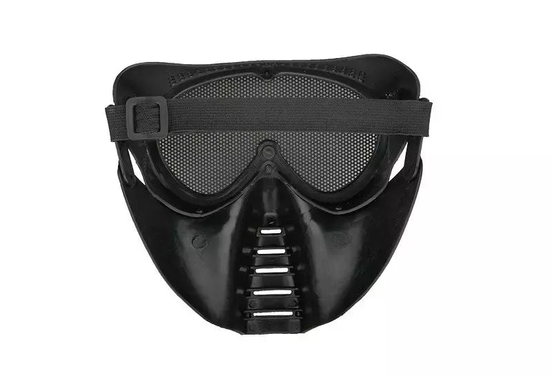 Protective Facial Mask w/eye protection - Black