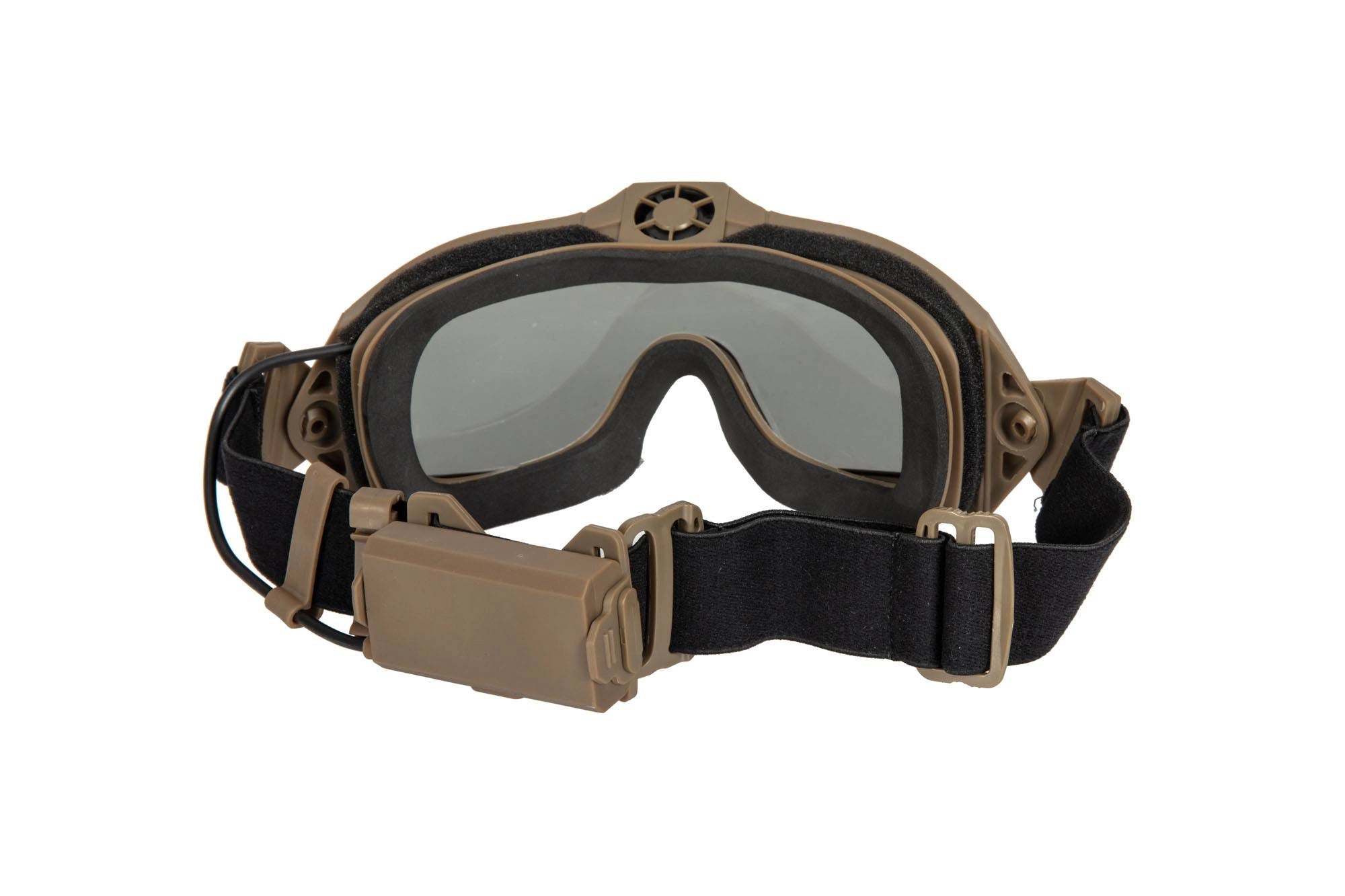 Tactical goggles with fan