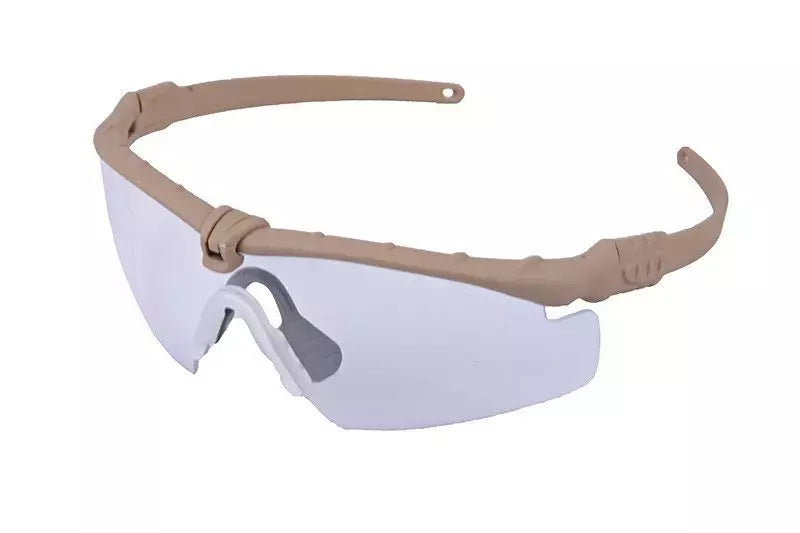 Tactical Glasses - tan/transparent