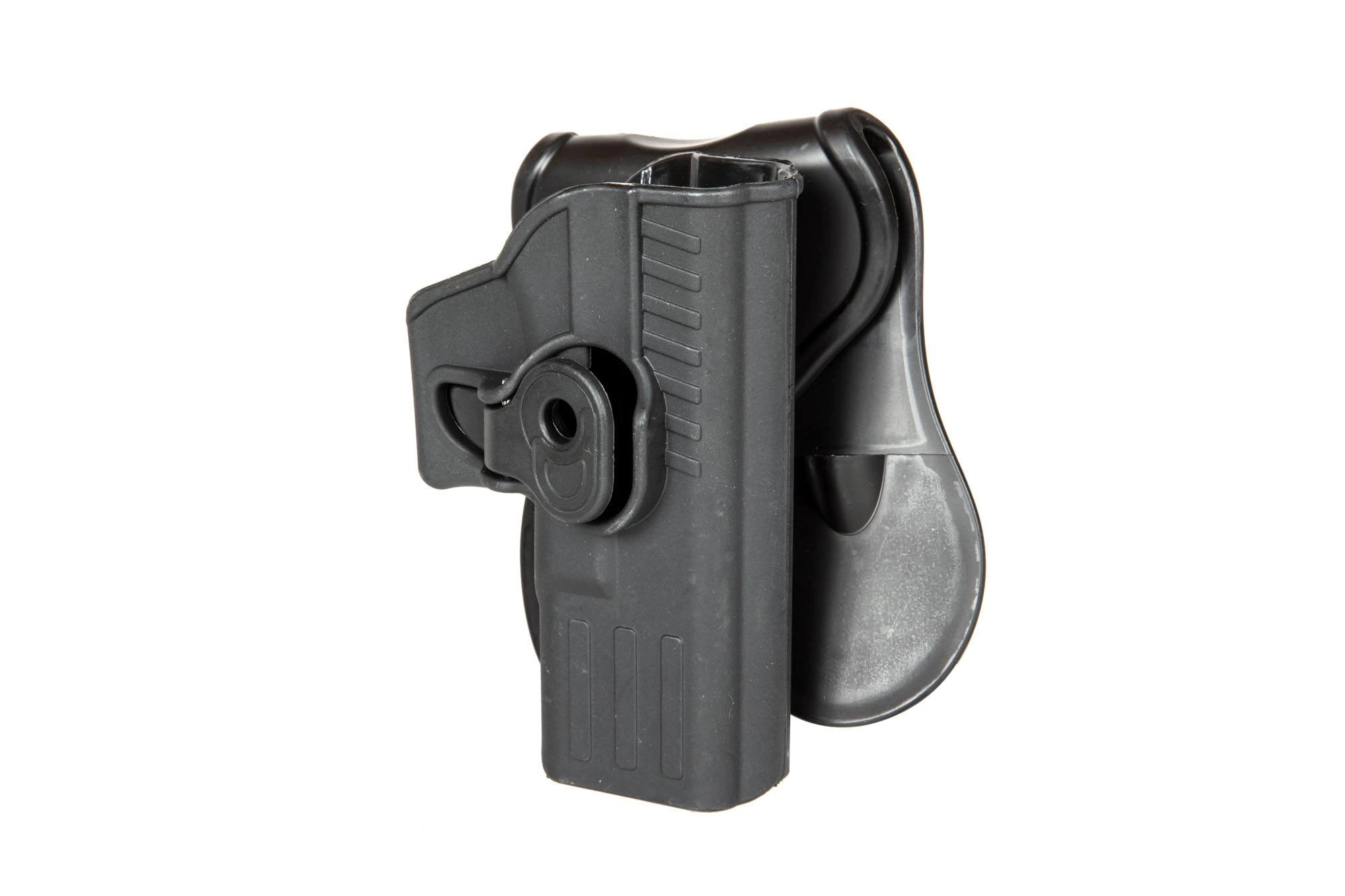 Glock Pistol Holster w/Belt support . Black