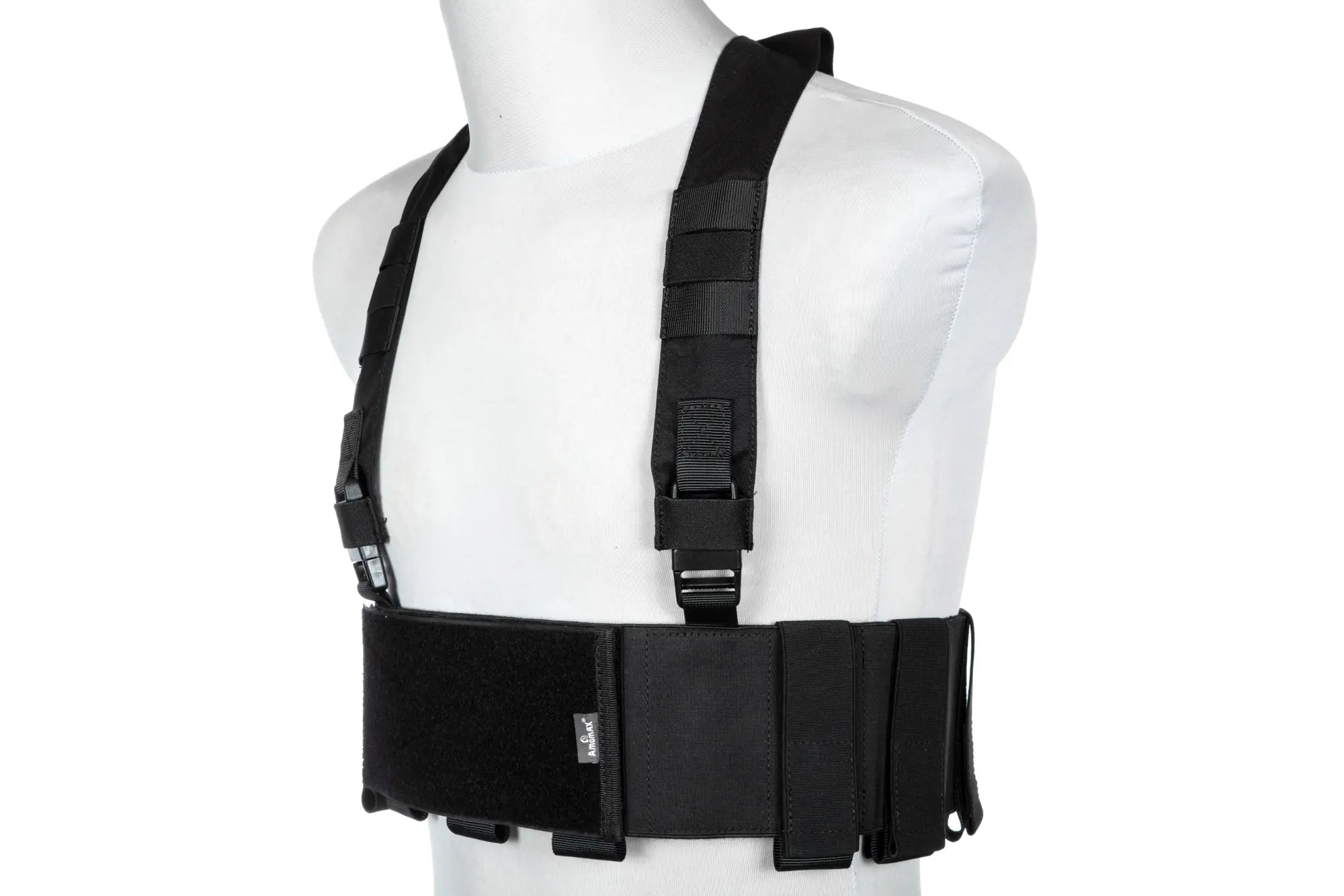 9 Pouch Low Profile Chest Rig - Black