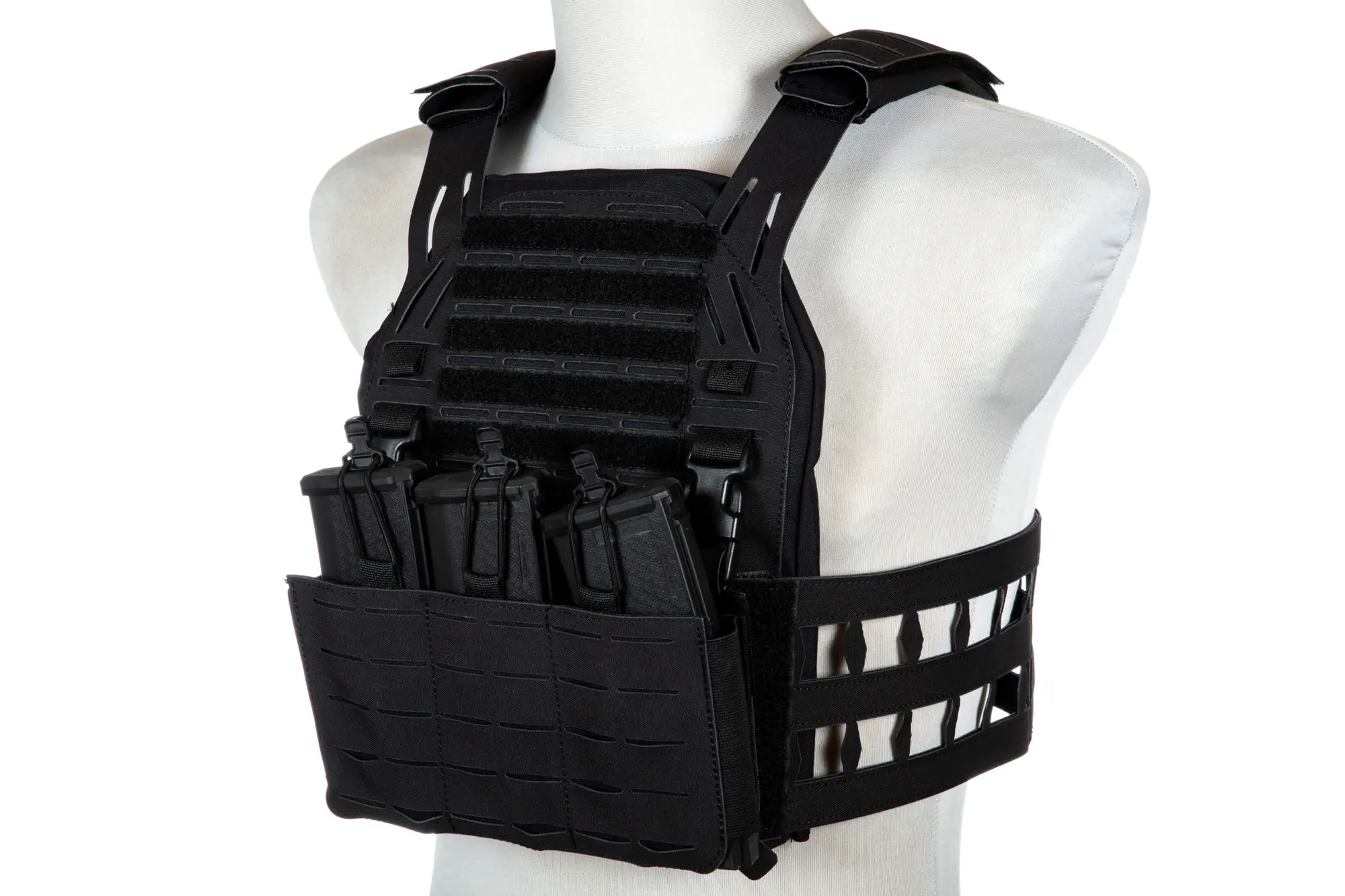 Stegadon laser cut tactical vest - Black
