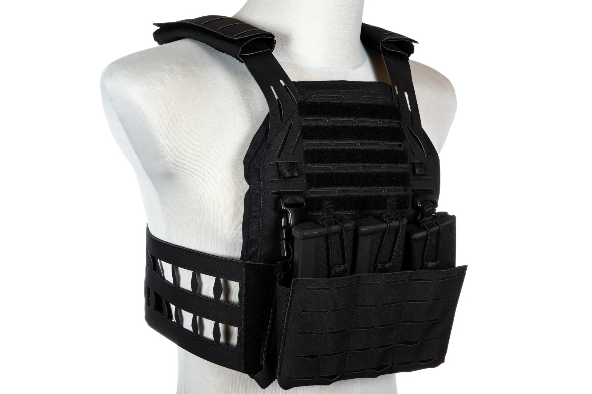 Stegadon laser cut tactical vest - Black