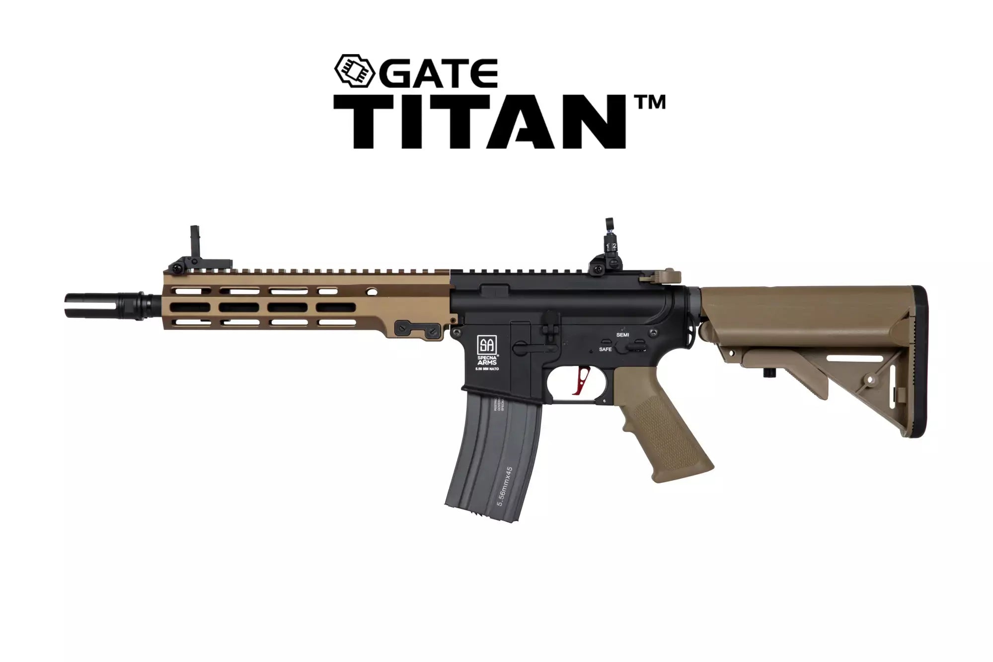 SA-A33 TITAN V2 Custom airsoft rifle - Half-Tan