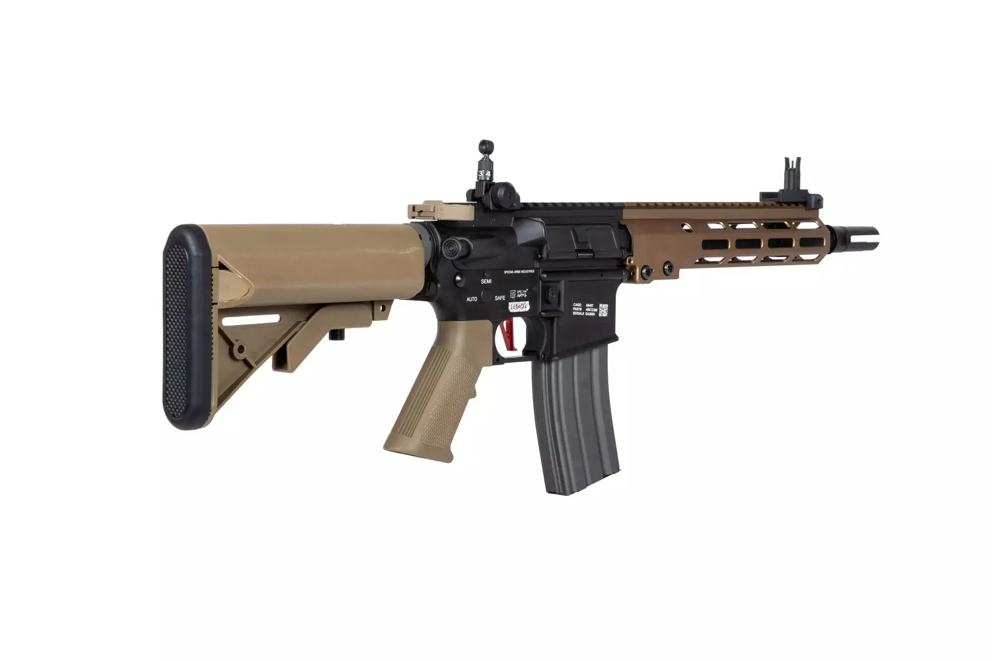 SA-A33 TITAN V2 Custom airsoft rifle - Half-Tan