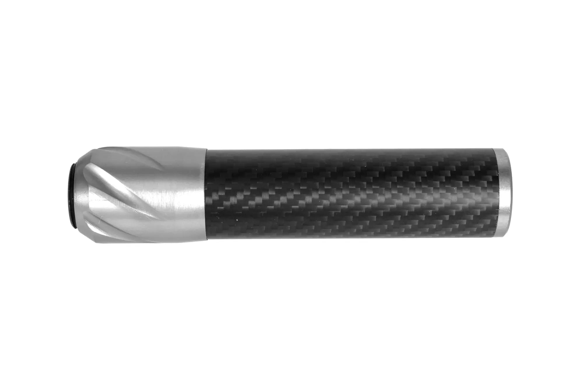 Carbon silencer DSL2 36x150mm - Silver