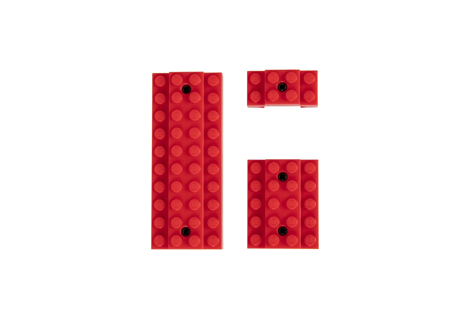 Rail covers RIS blocks - Red-1