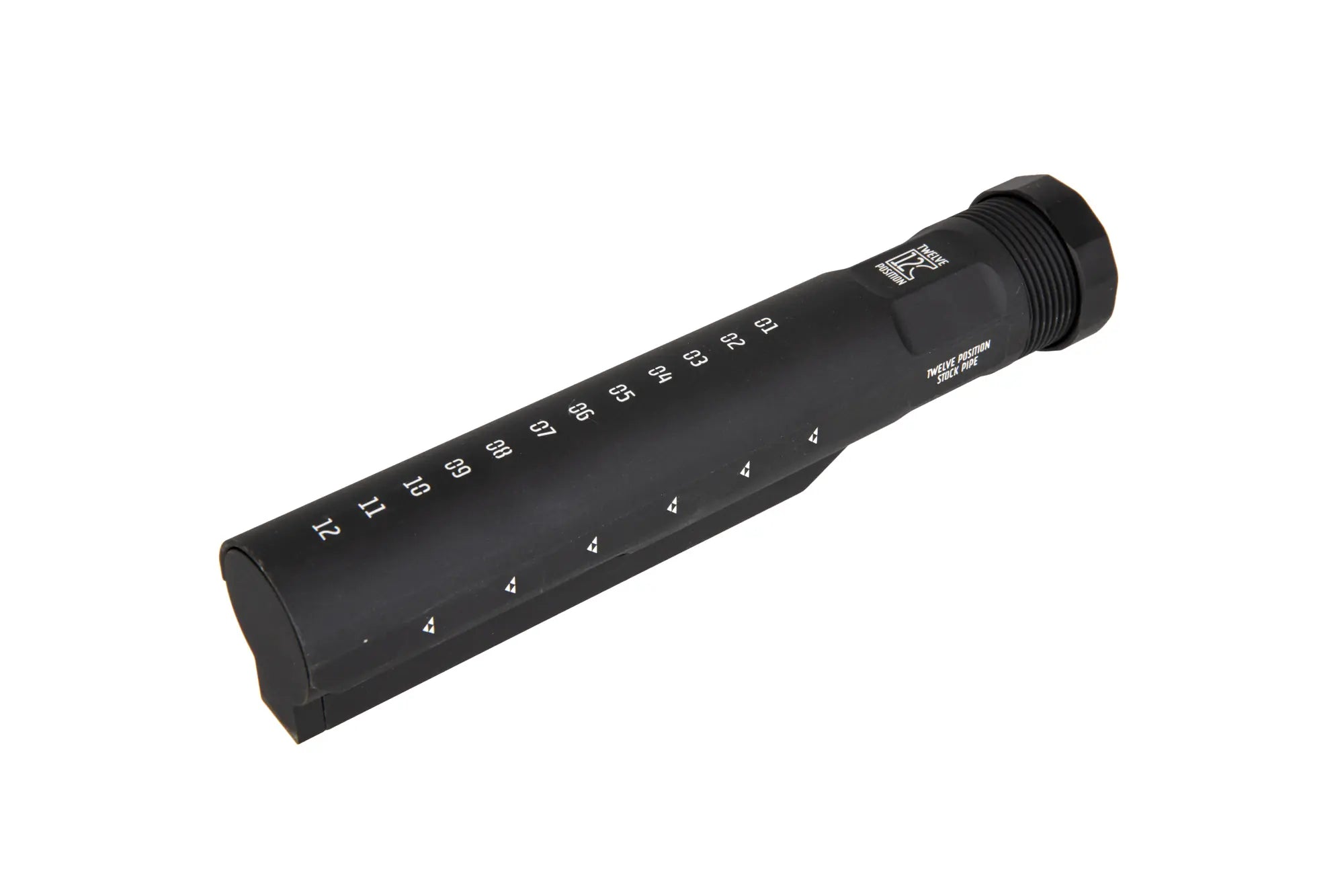 12-position Aluminum M4 Stock Tube