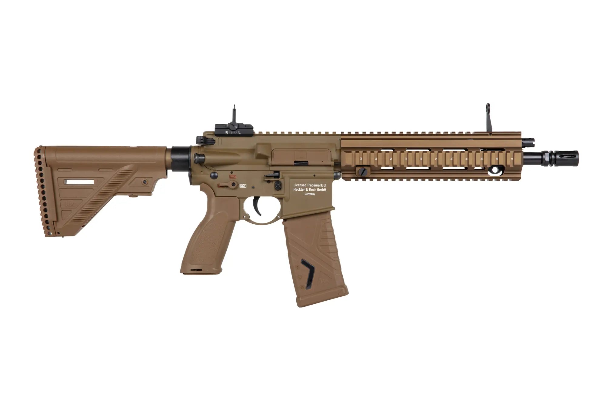 HK416 A5 Gen.3 Airsoft Electric Rifle - Tan (RAL8000)