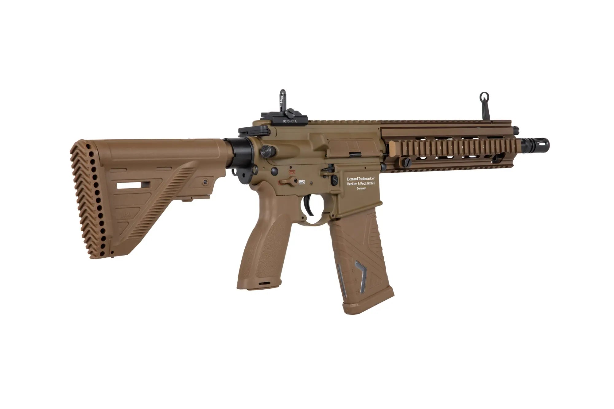 HK416 A5 Gen.3 Airsoft Electric Rifle - Tan (RAL8000)