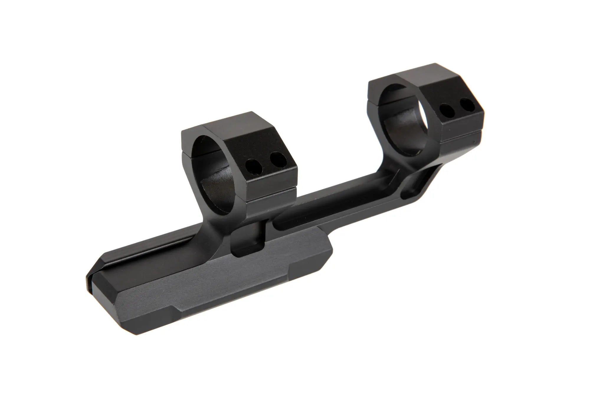 One-piece angle mount for scopes - Black