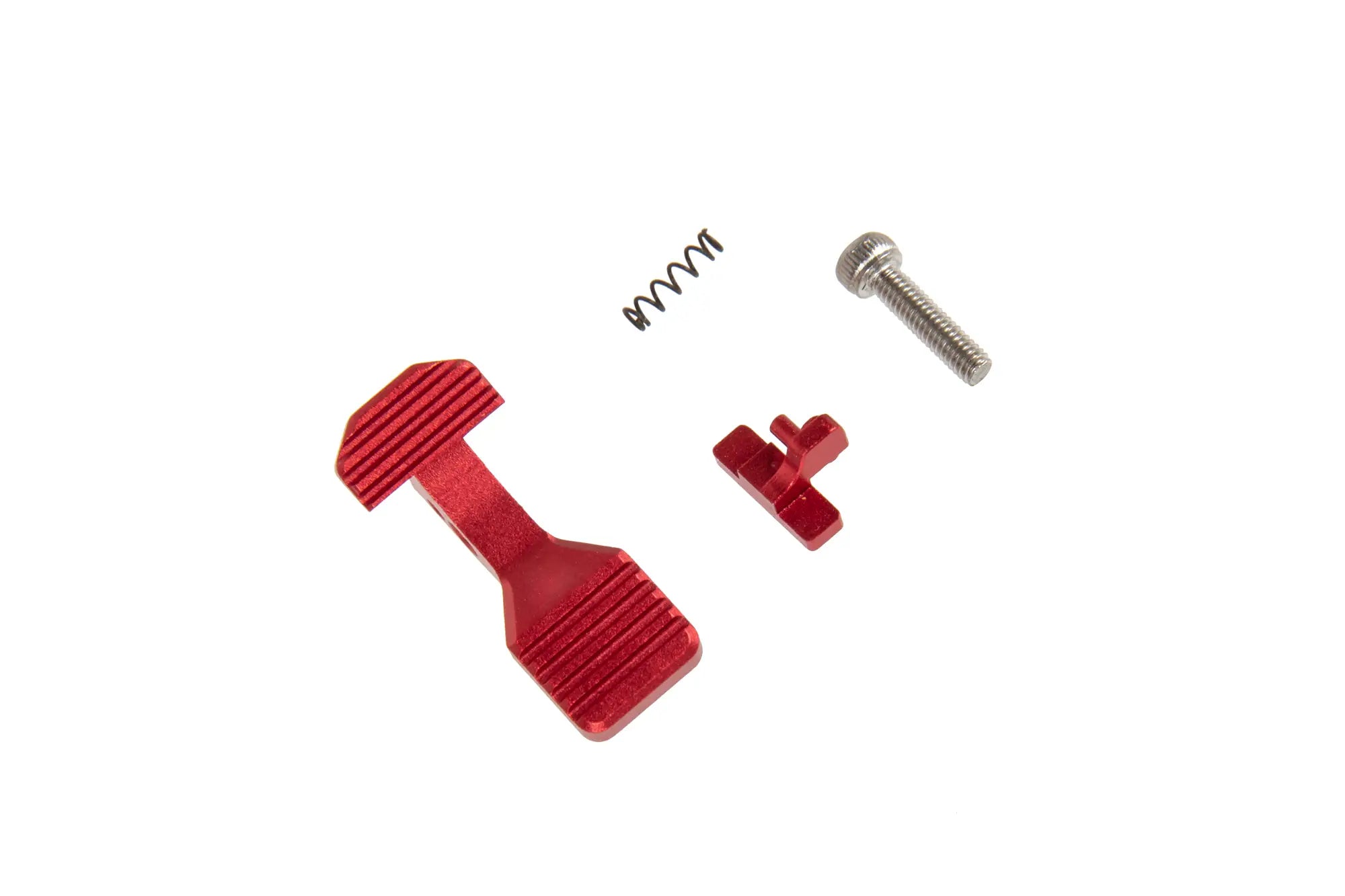 Reinforced Bolt Catch for M4 airsoft rifles - Red