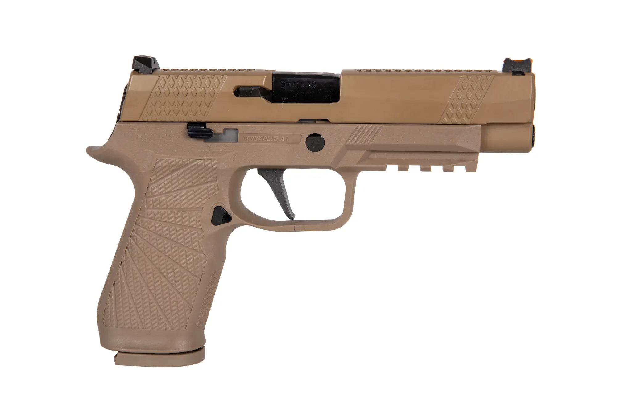 EU F17 GBB pistol TAN
