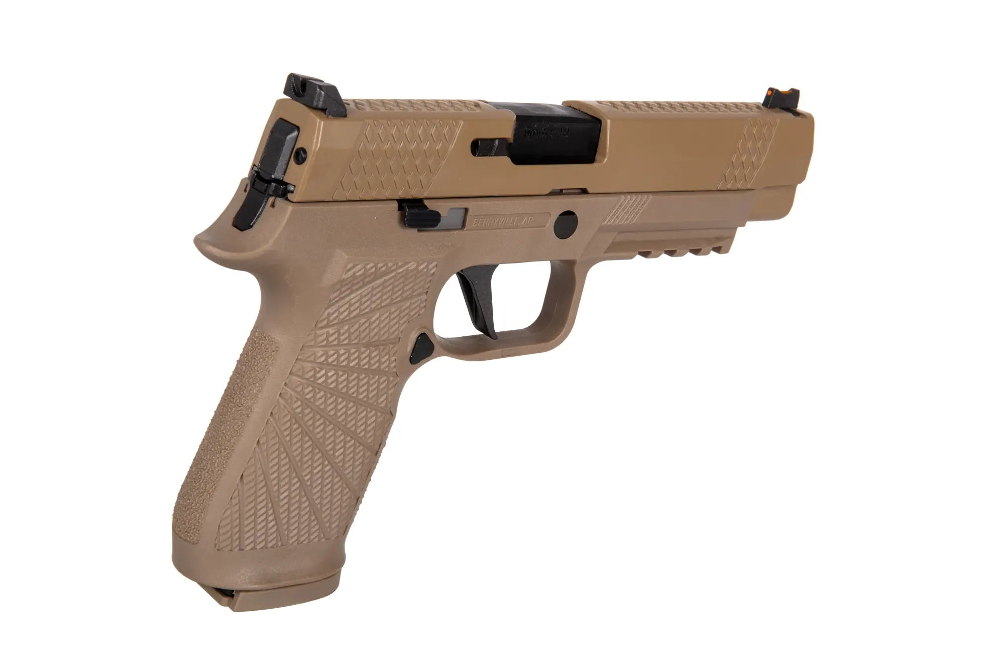 EU F17 GBB pistol TAN