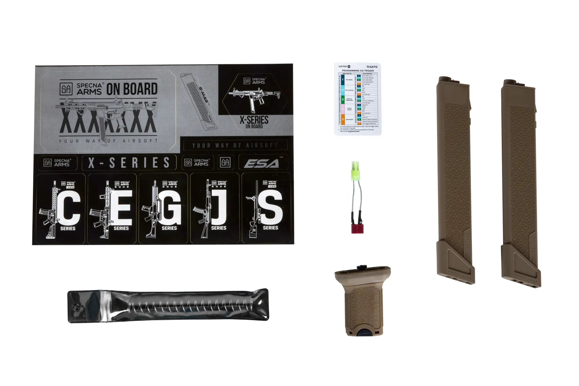 Replika pistoletu maszynowego Specna Arms SA-X01 EDGE 2.0™ HIGH SPEED Half-Tan-9