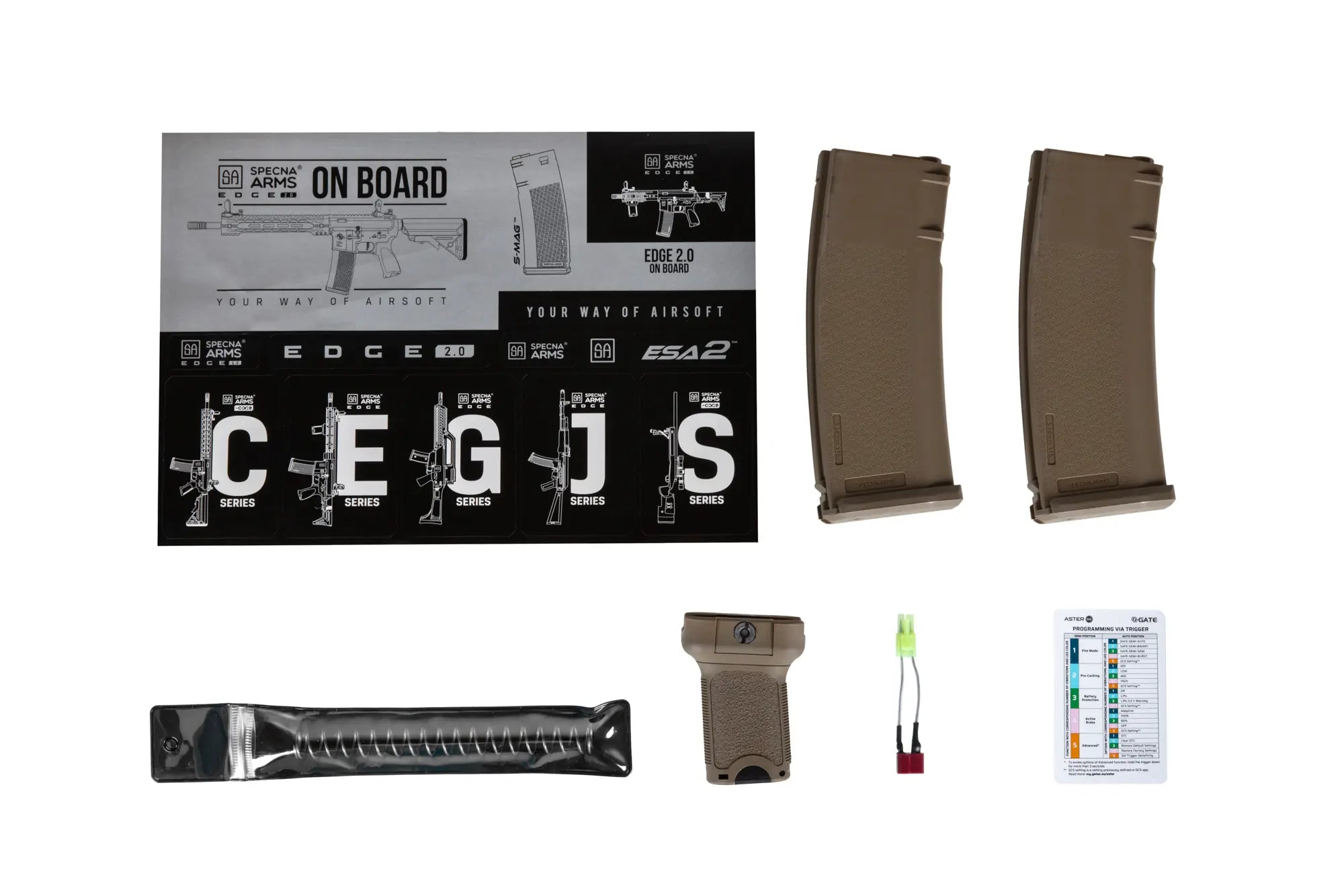 Replika karabinka Specna Arms SA-E12-RL EDGE 2.0™ HIGH SPEED Half-Tan-9