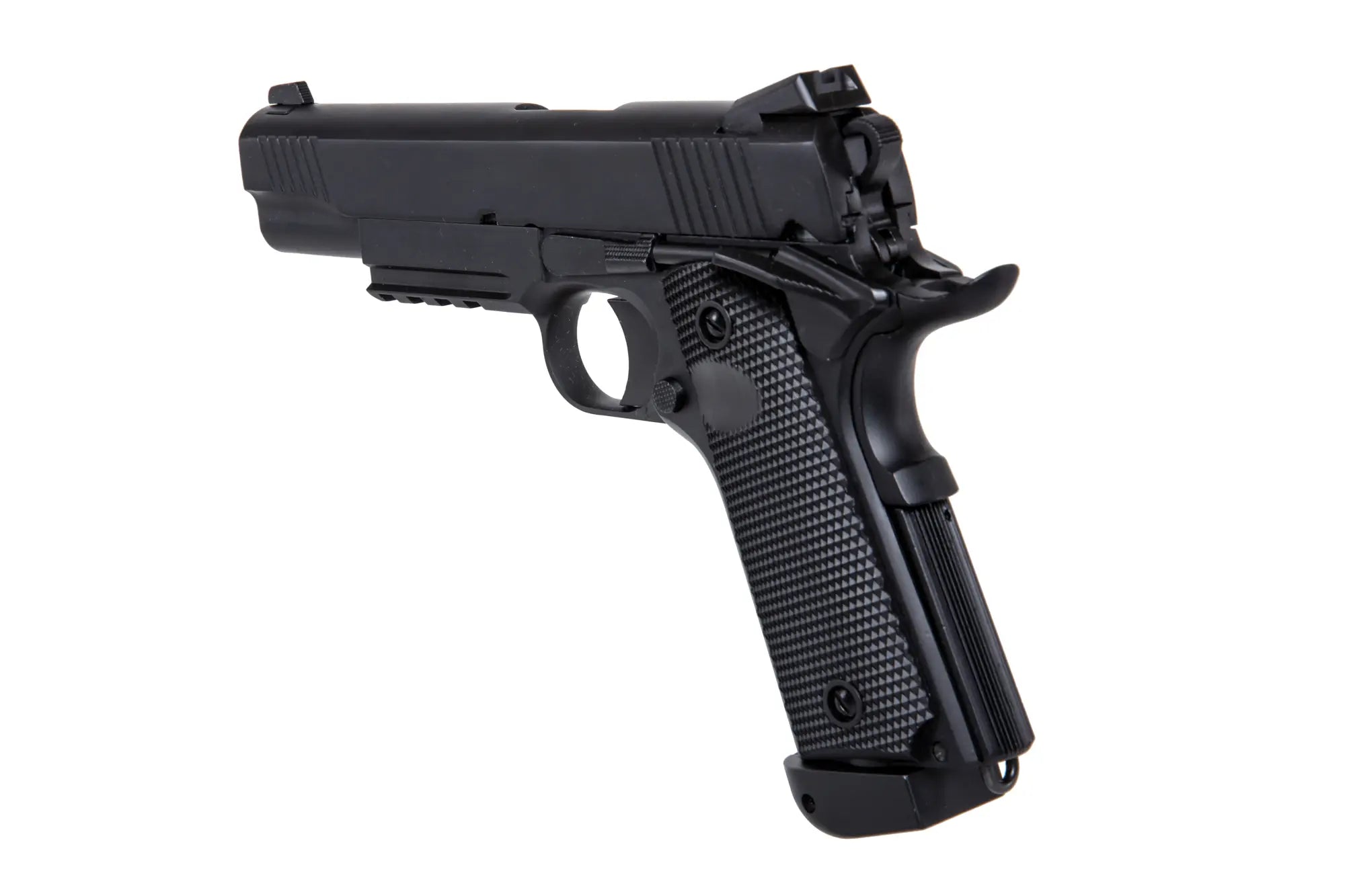 Airsoft Pistol Double Bell CQBP 739 CO2 Black-6