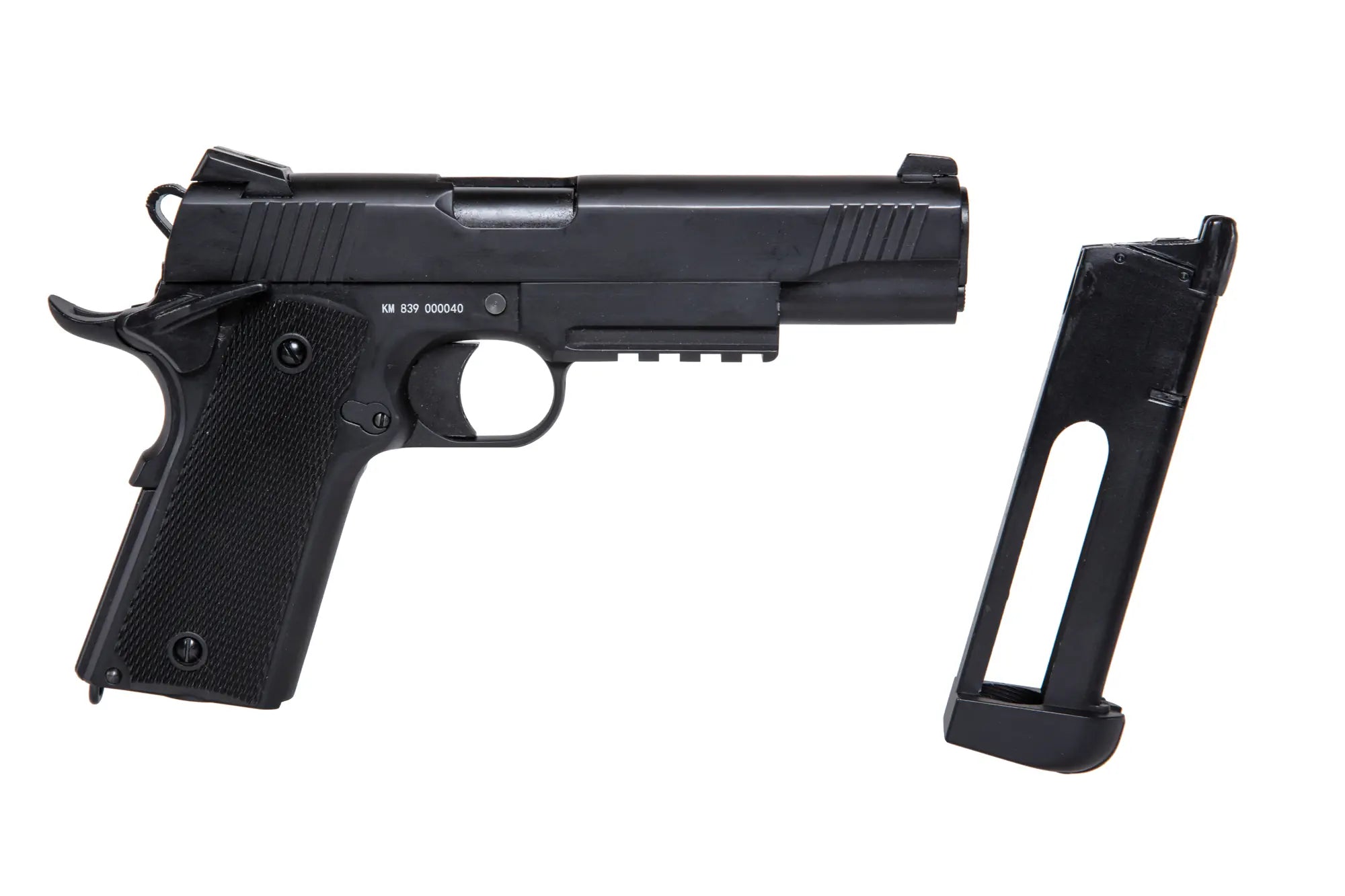 Airsoft Pistol Double Bell CQBP 739 CO2 Black-7