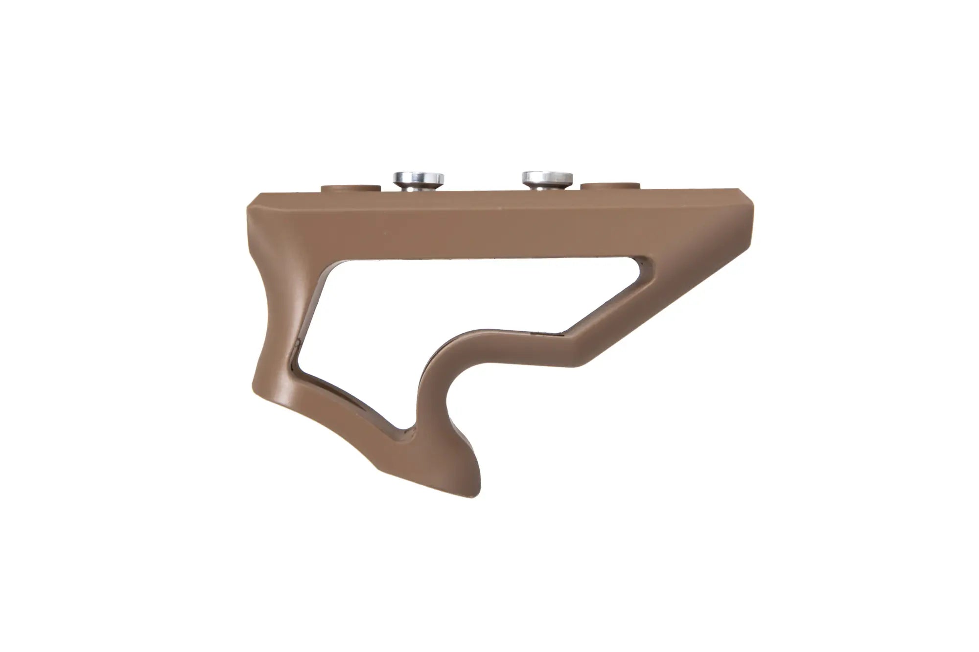 Short CNC angle grip on Keymod Tan-2