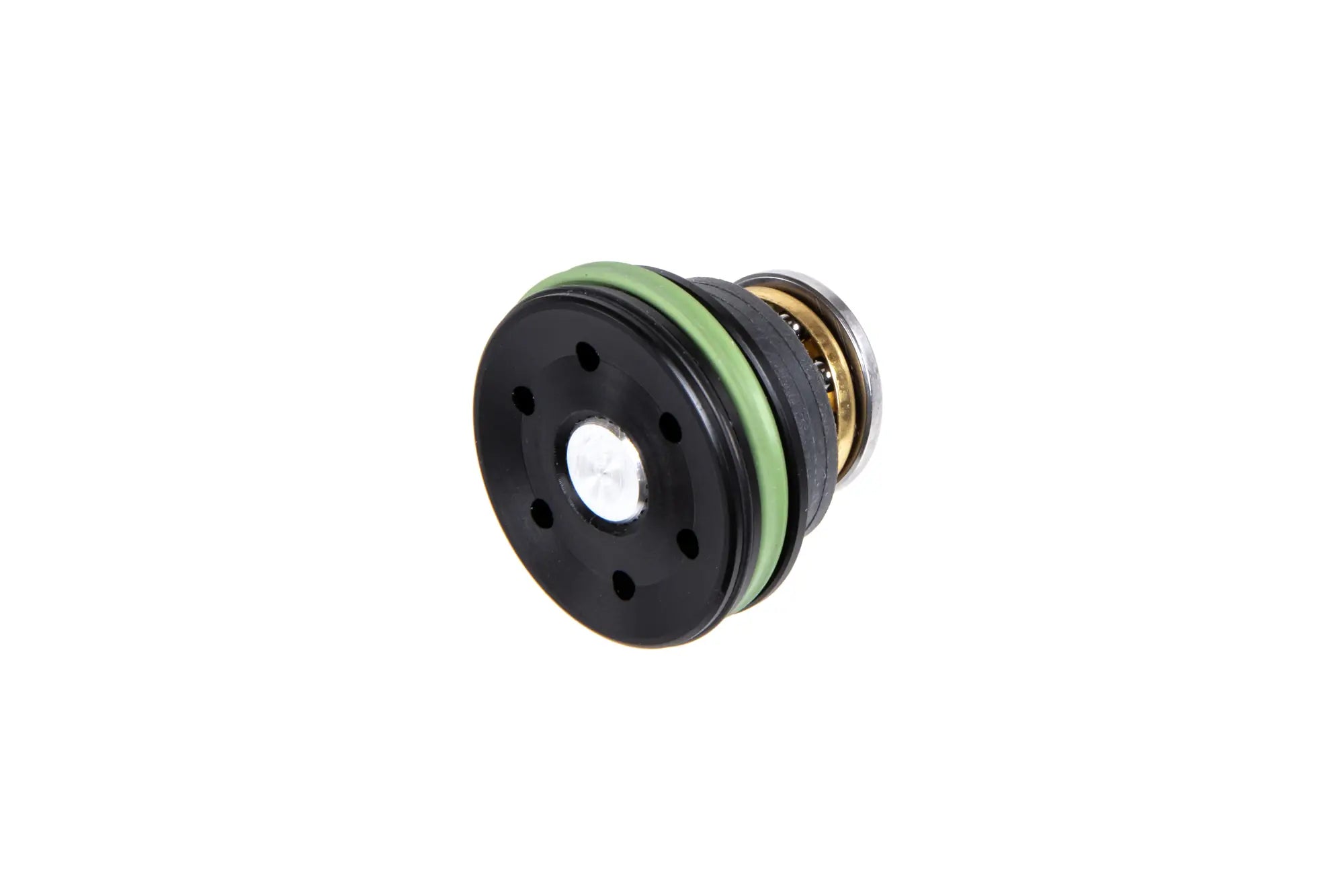 CNC POM bearing piston head with AOE adjustment (XPPA)