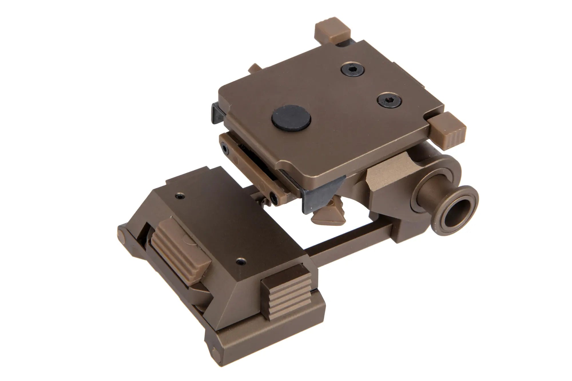 NVG mount for FAST L4 G24 Dark Earth helmets-2
