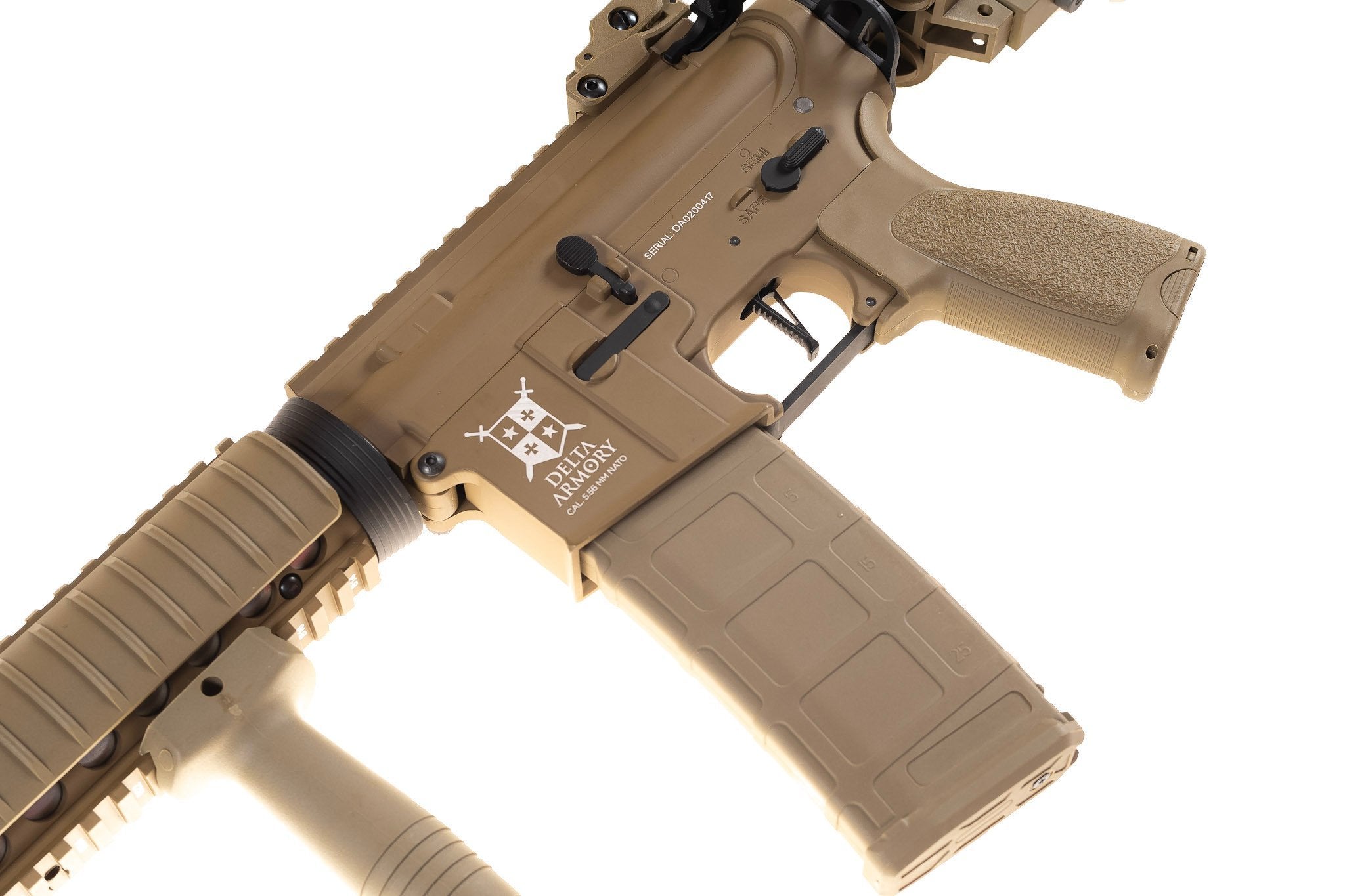 M4 CQB-R ALPHA (full metal) - Full Tan